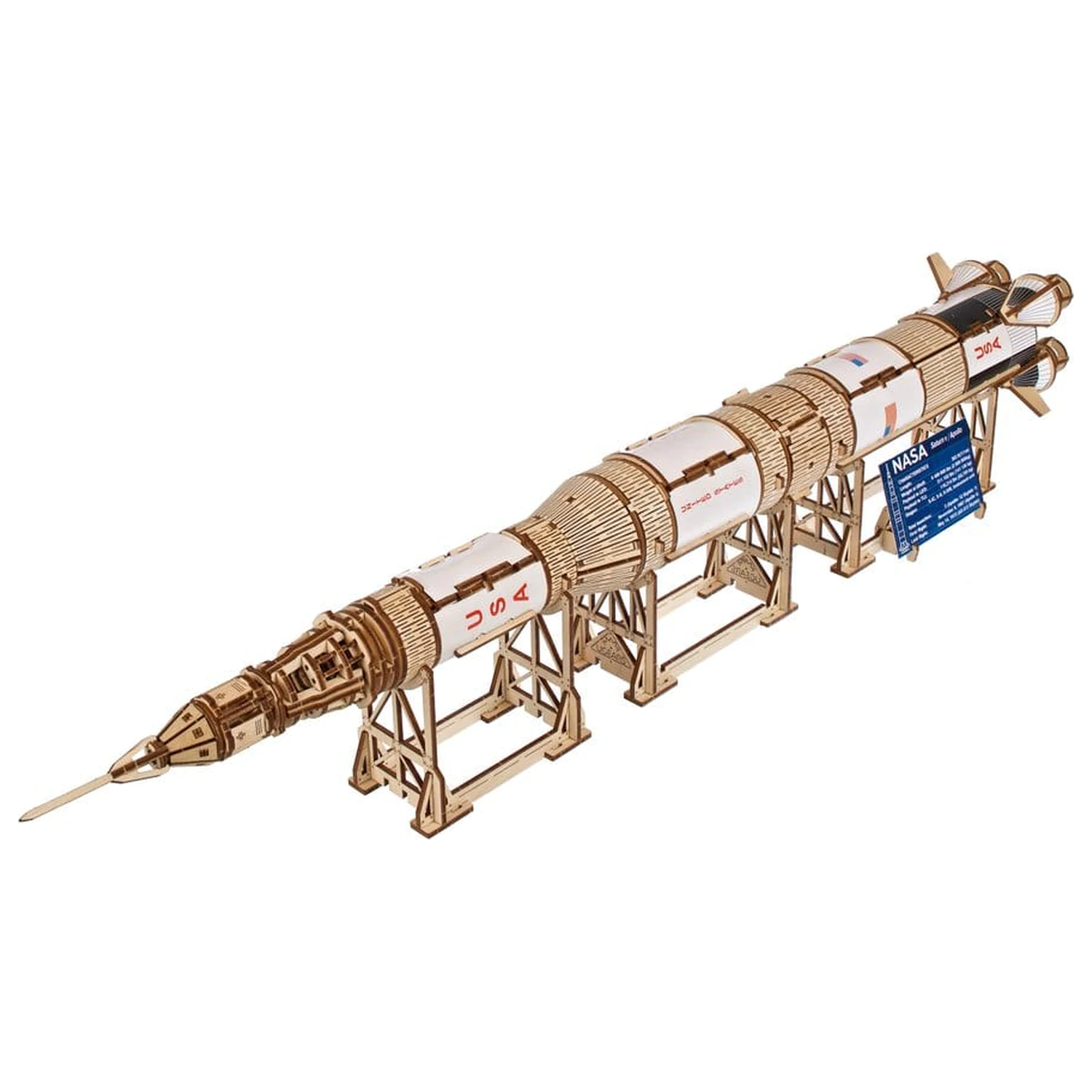 NASA 3D Drewniana Puzzle Saturn V zdjęcie produktu
