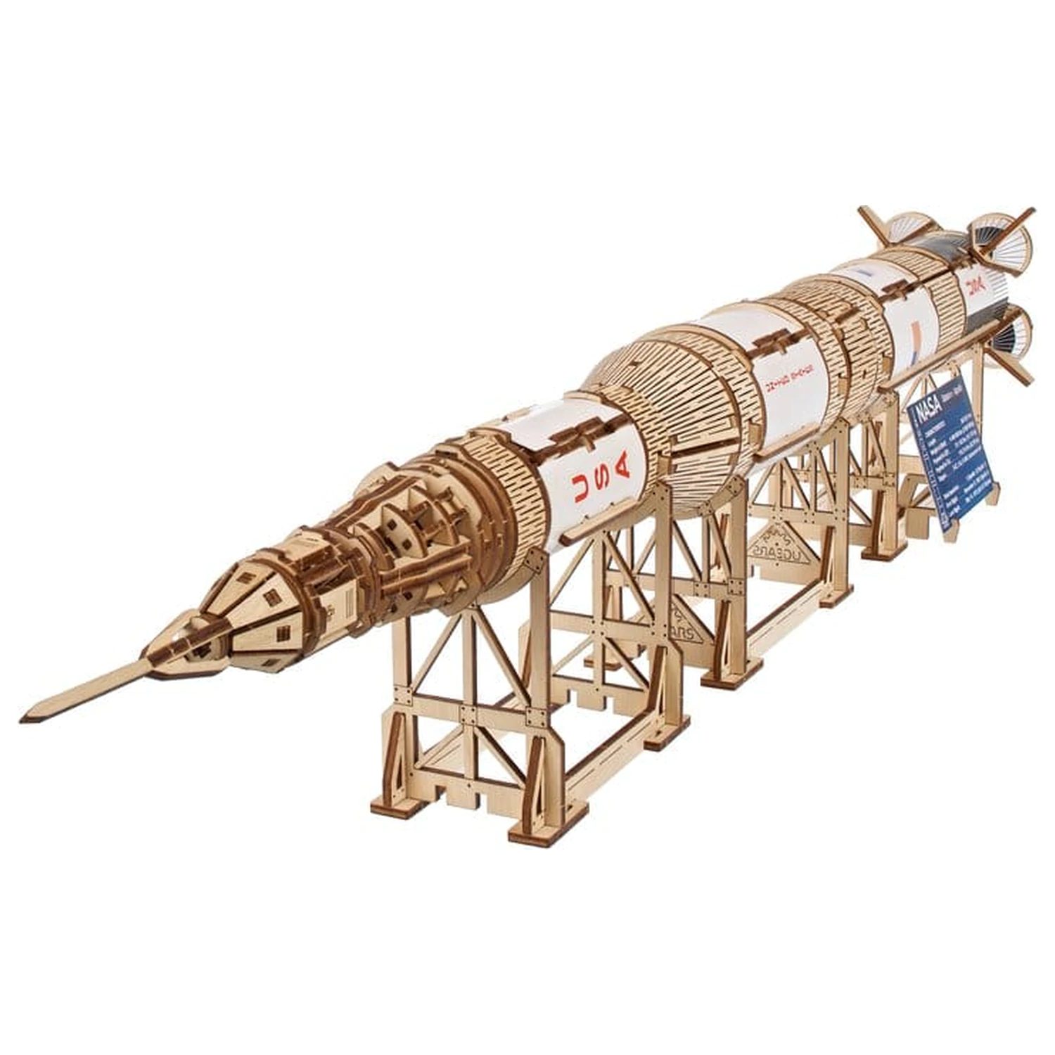 NASA 3D Drewniana Puzzle Saturn V zdjęcie produktu
