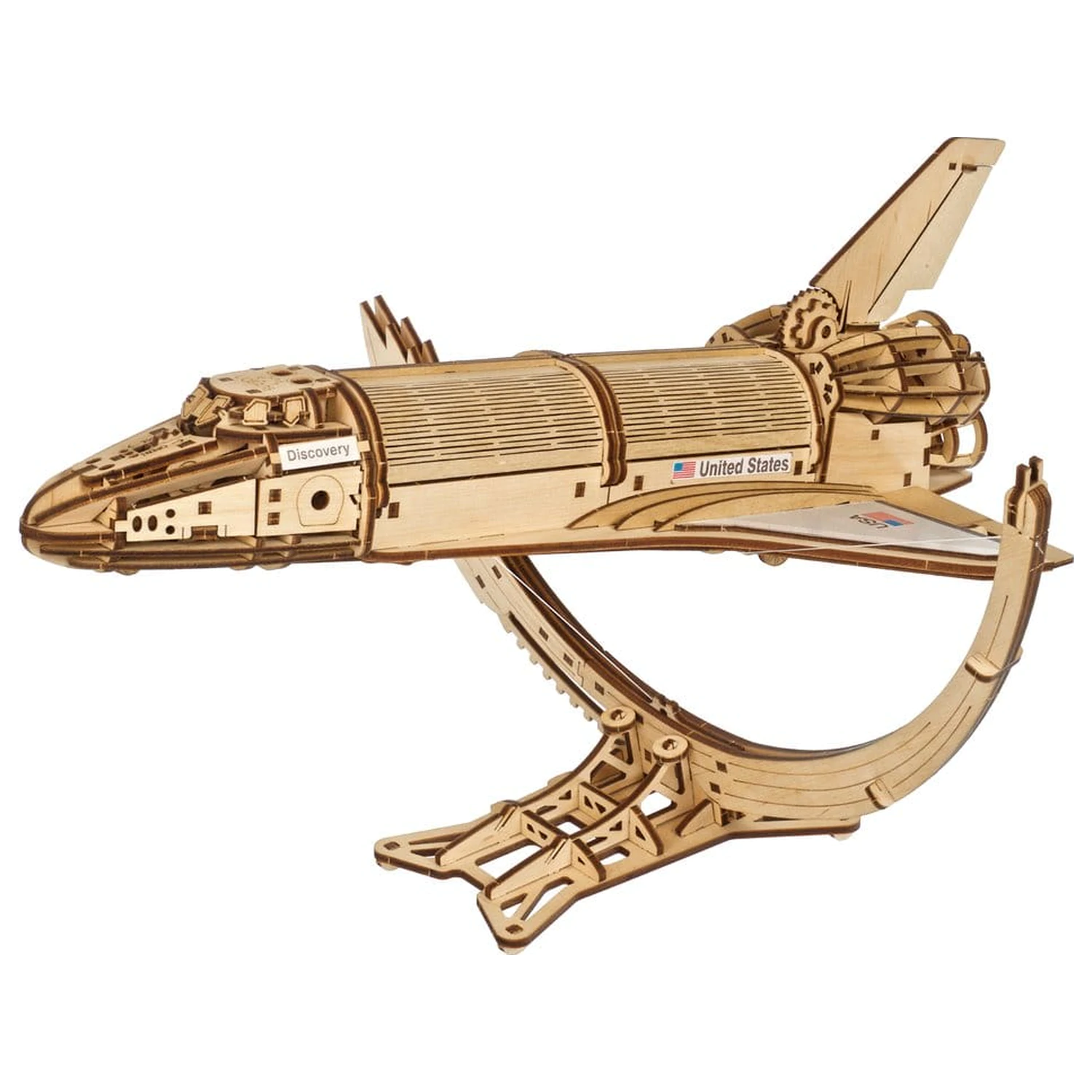 NASA drewniane puzzle 3D Space Shuttle Discovery zdjęcie produktu