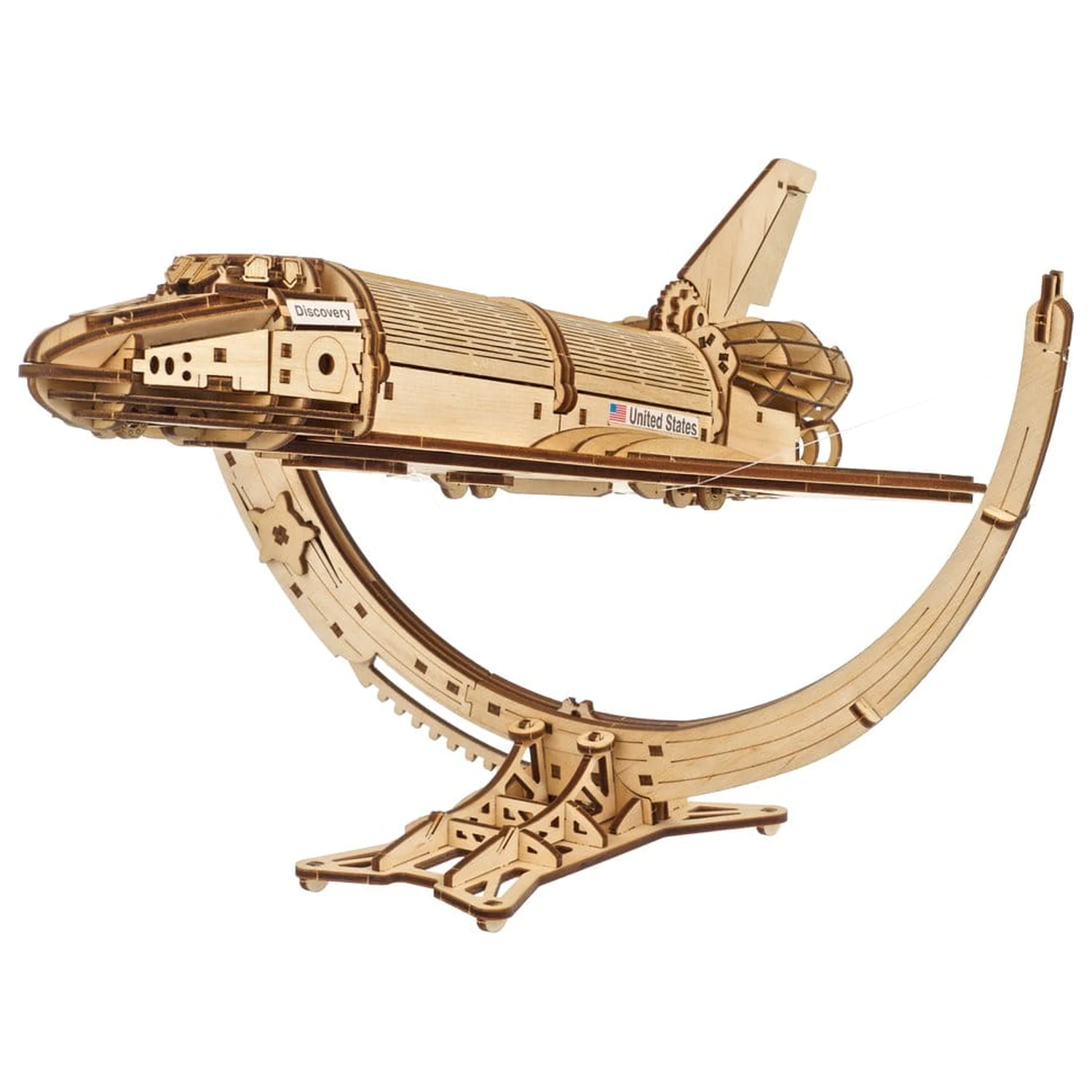 NASA drewniane puzzle 3D Space Shuttle Discovery zdjęcie produktu
