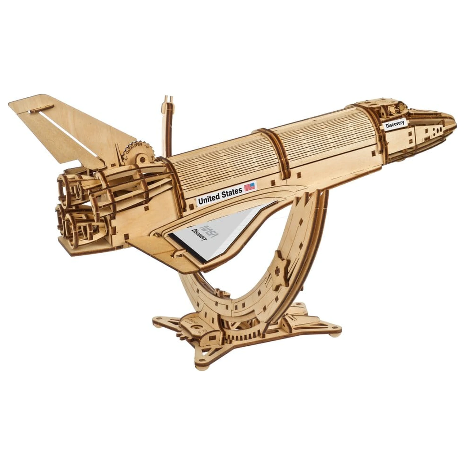 NASA drewniane puzzle 3D Space Shuttle Discovery zdjęcie produktu