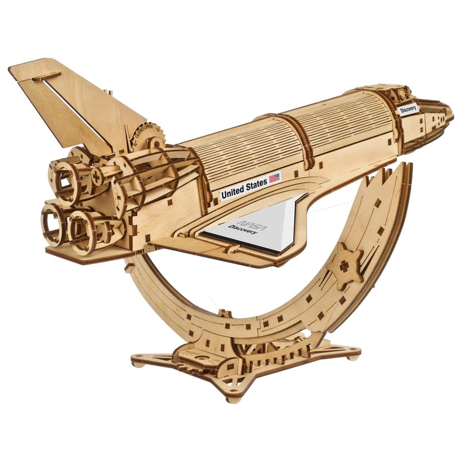 NASA drewniane puzzle 3D Space Shuttle Discovery zdjęcie produktu