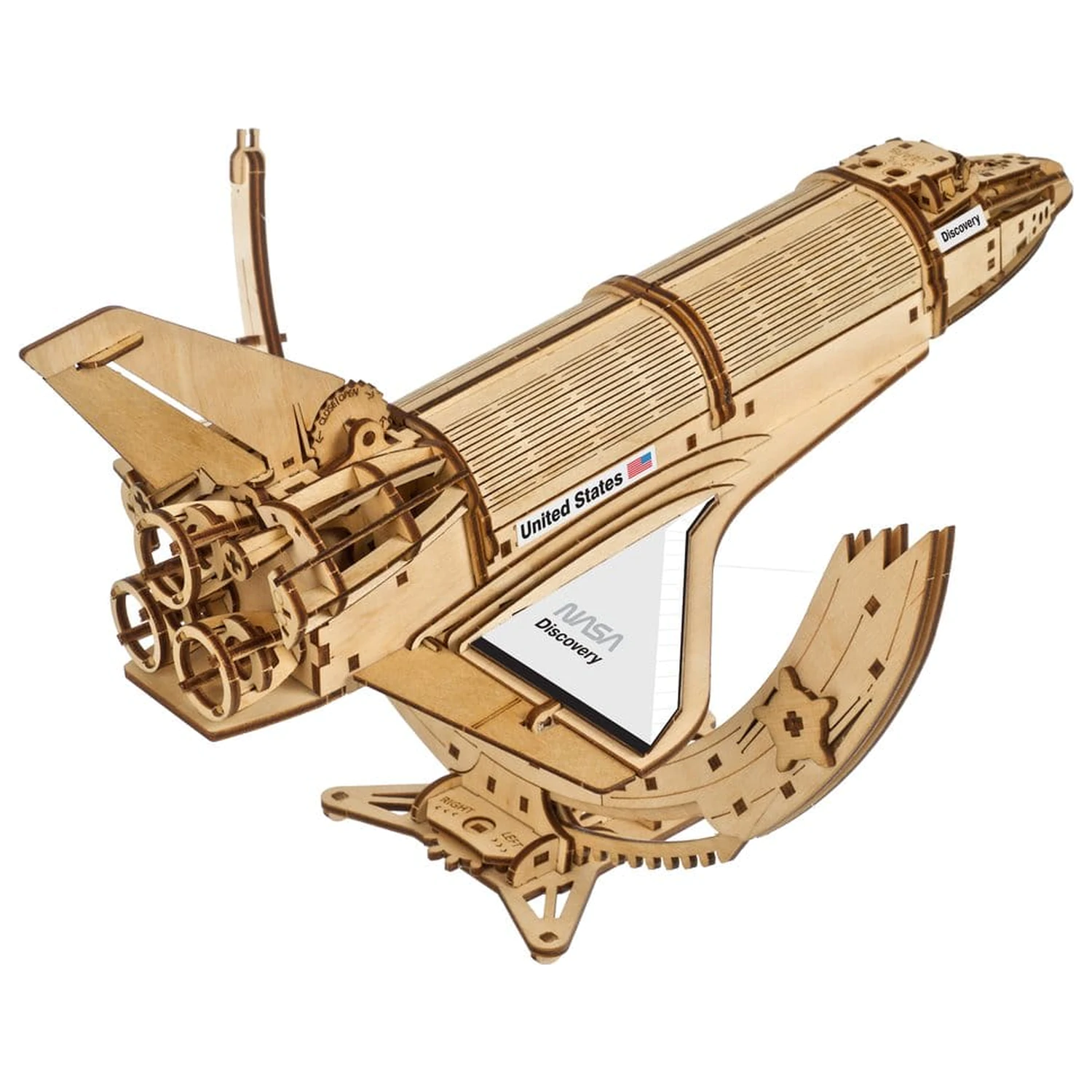 NASA drewniane puzzle 3D Space Shuttle Discovery zdjęcie produktu
