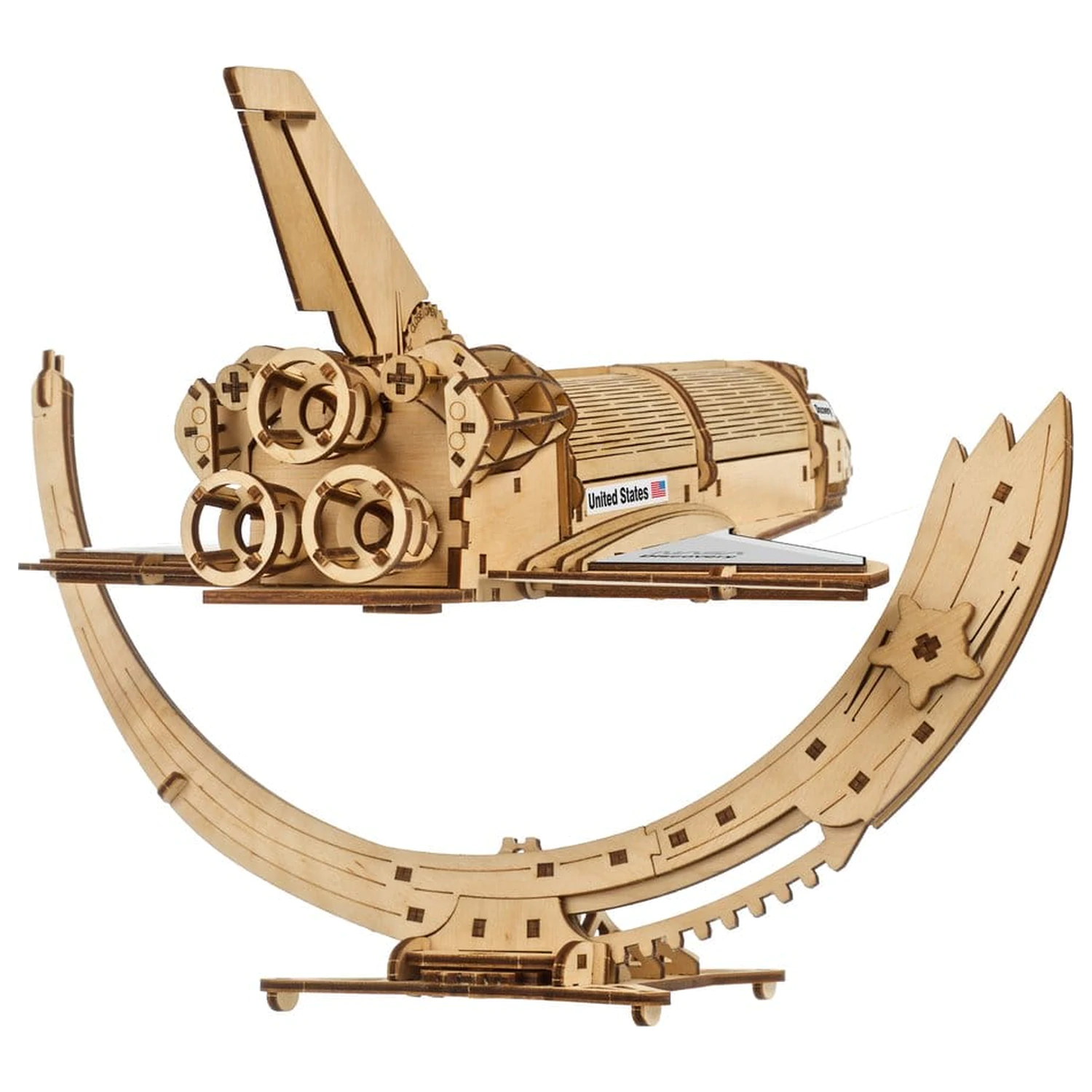 NASA drewniane puzzle 3D Space Shuttle Discovery zdjęcie produktu
