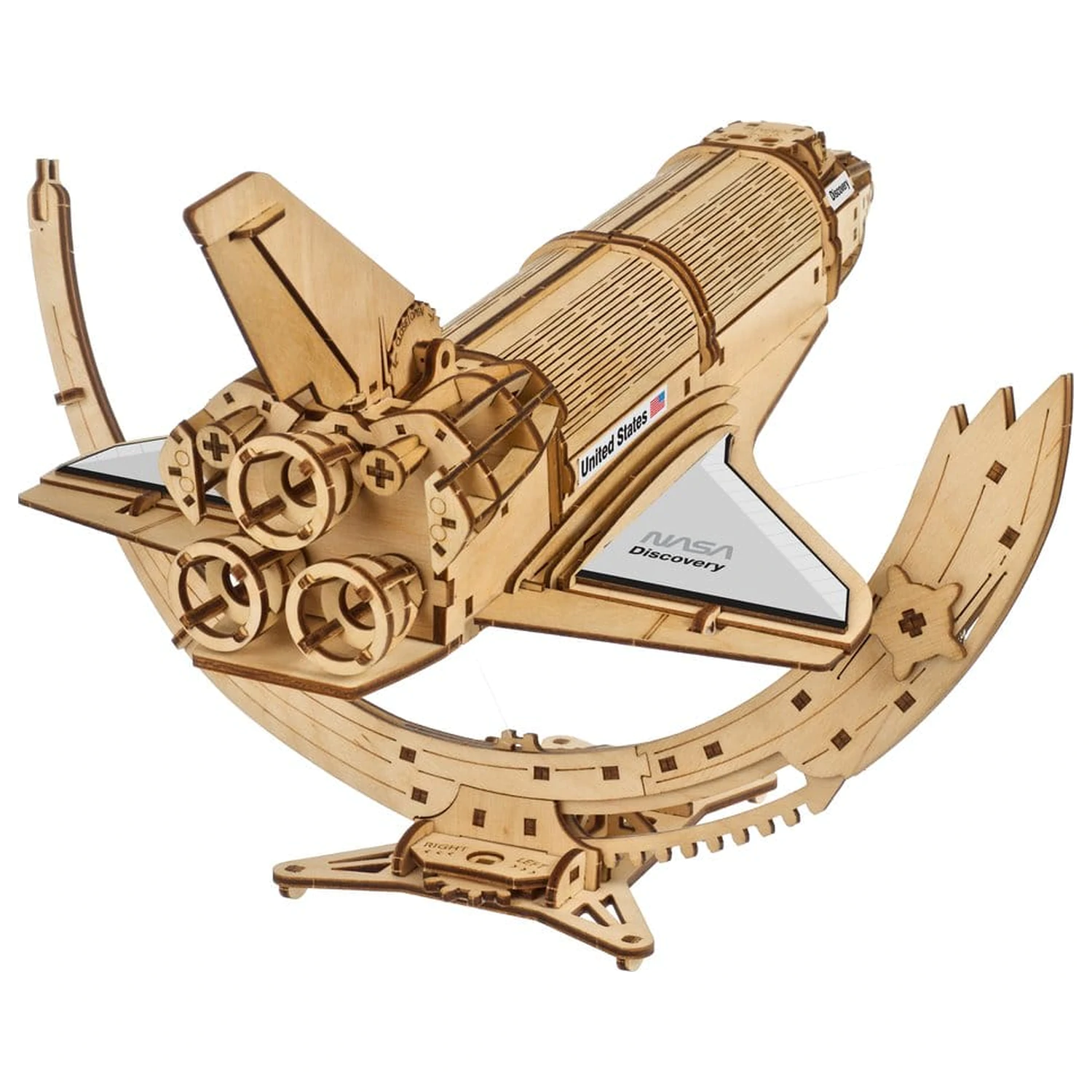 NASA drewniane puzzle 3D Space Shuttle Discovery zdjęcie produktu