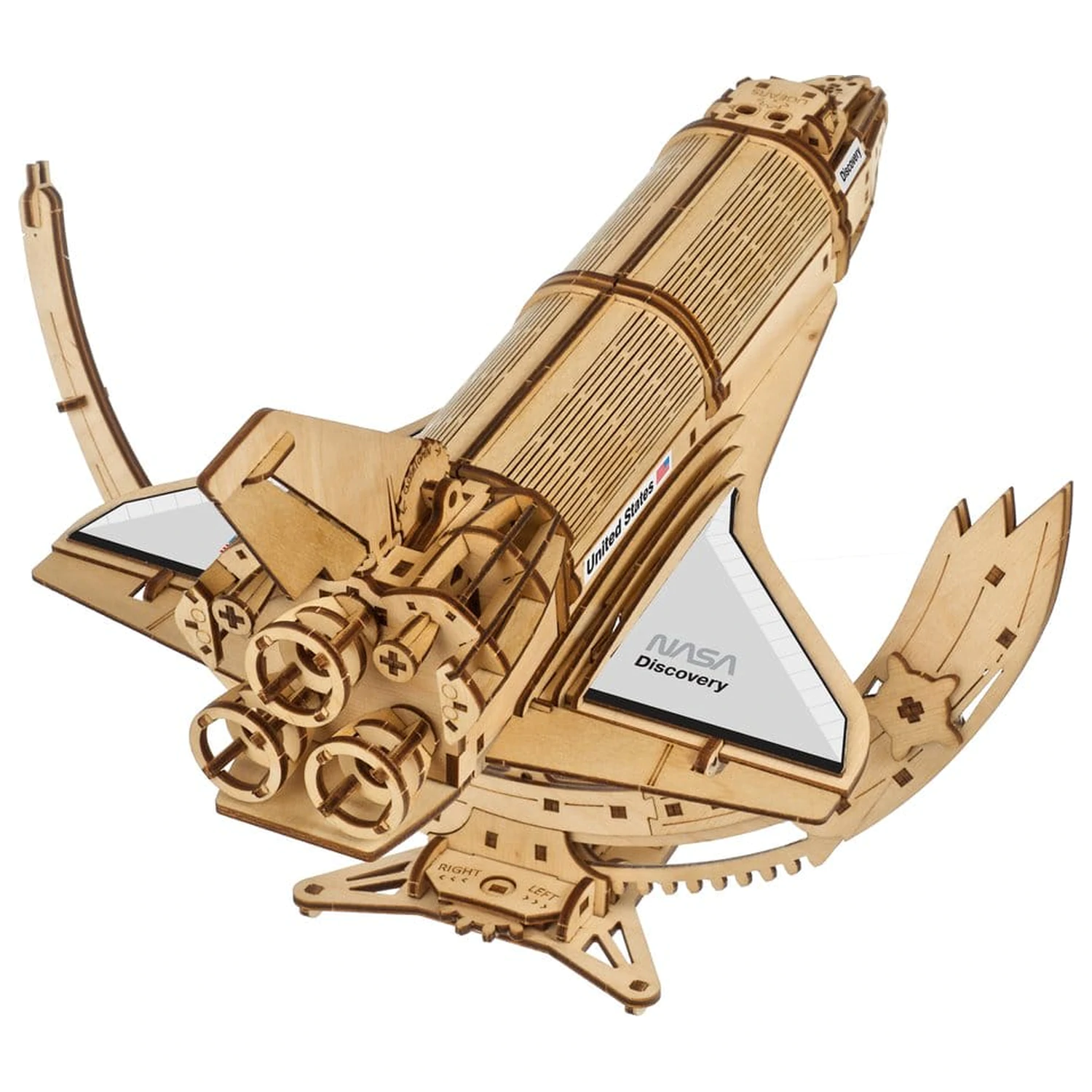 NASA drewniane puzzle 3D Space Shuttle Discovery zdjęcie produktu