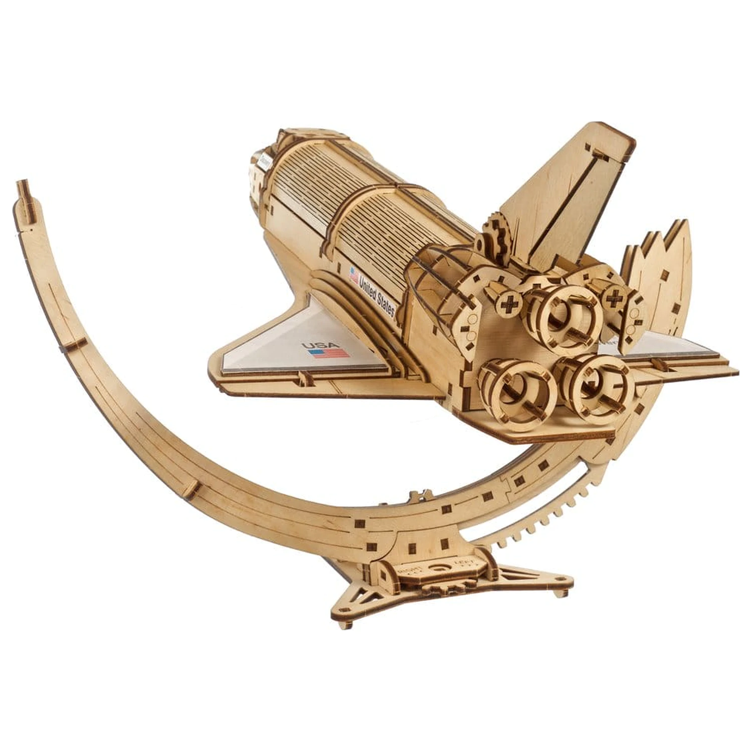NASA drewniane puzzle 3D Space Shuttle Discovery zdjęcie produktu