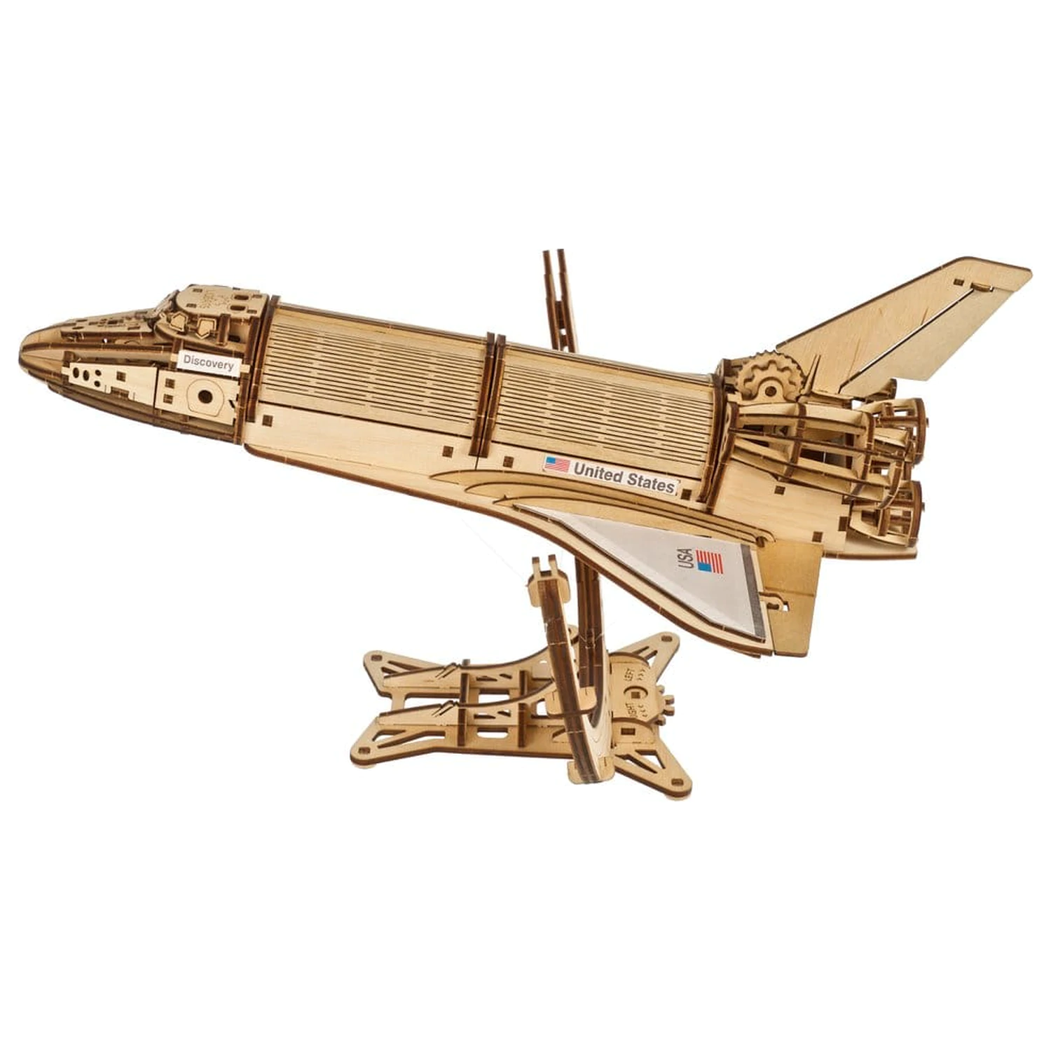 NASA drewniane puzzle 3D Space Shuttle Discovery zdjęcie produktu