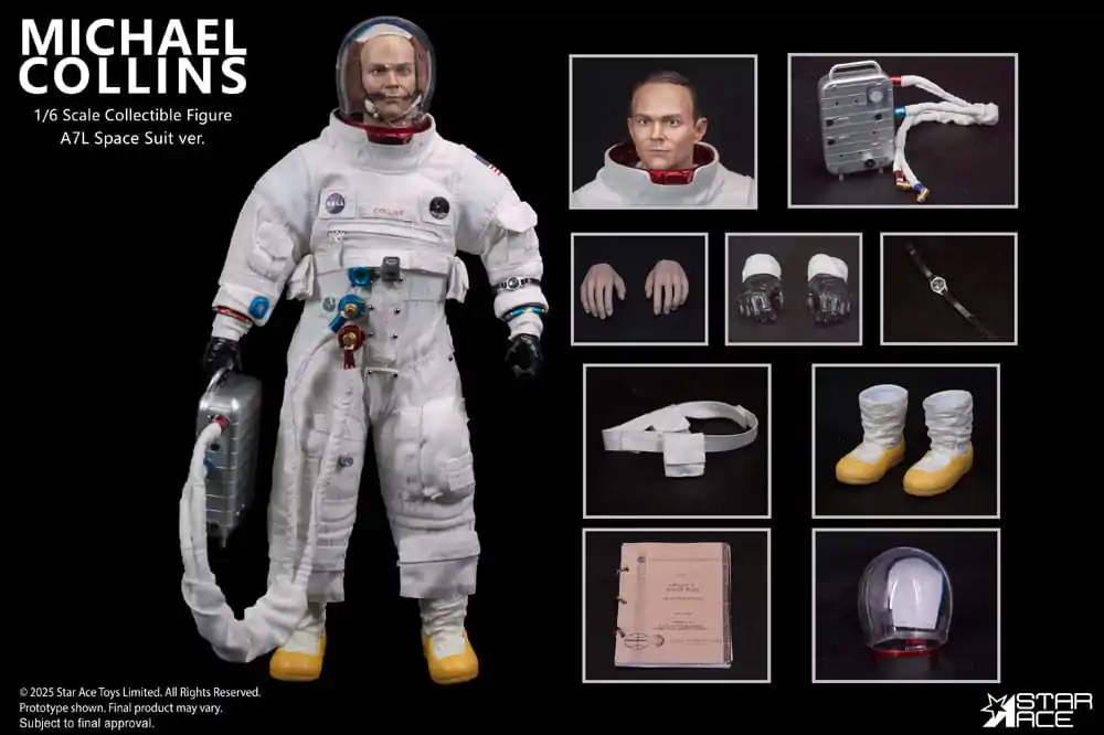 Figurka akcji NASA Apollo 11 1/6 Michael Collins 30 cm zdjęcie produktu