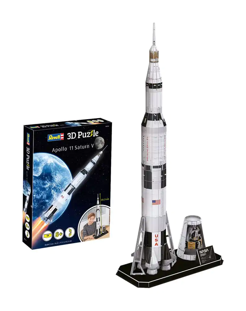 NASA 3D Puzzle Apollo 11 Saturn V 81 cm zdjęcie produktu