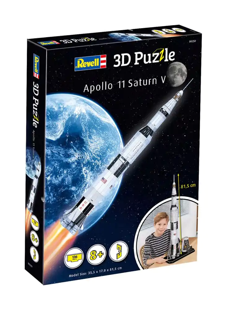 NASA 3D Puzzle Apollo 11 Saturn V 81 cm zdjęcie produktu