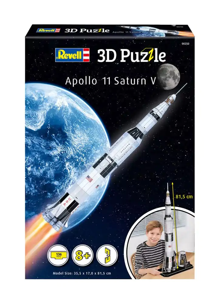 NASA 3D Puzzle Apollo 11 Saturn V 81 cm zdjęcie produktu