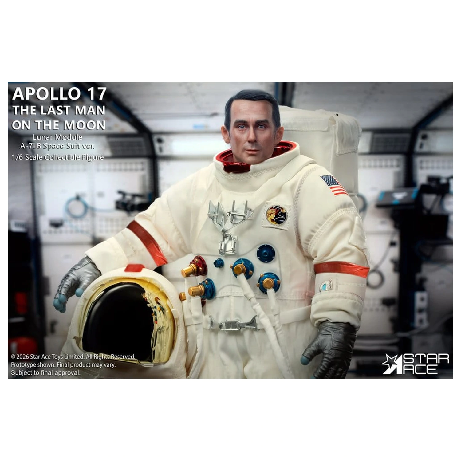 NASA Apollo 17 Figurka 1/6 The Last Man on the Moon 30 cm zdjęcie produktu