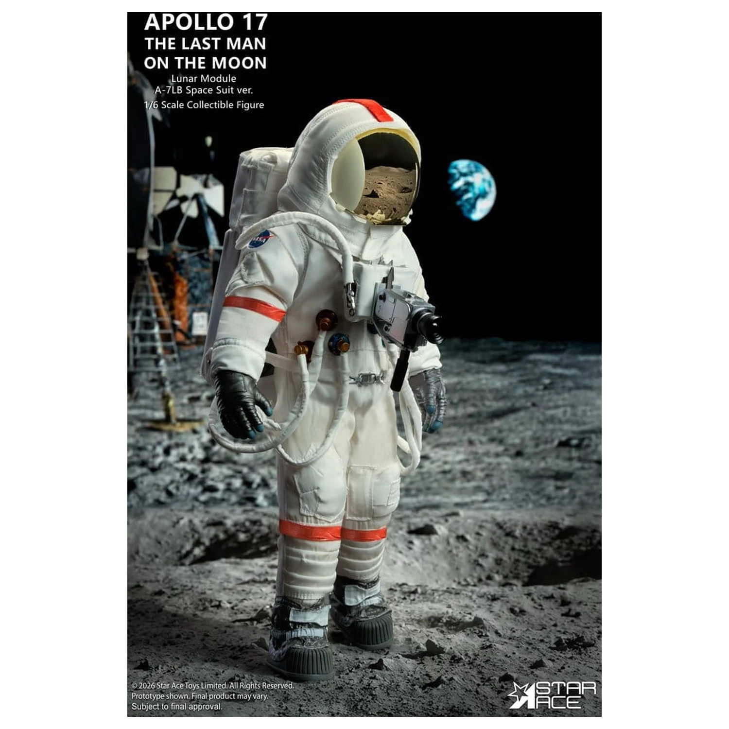 NASA Apollo 17 Figurka 1/6 The Last Man on the Moon 30 cm zdjęcie produktu
