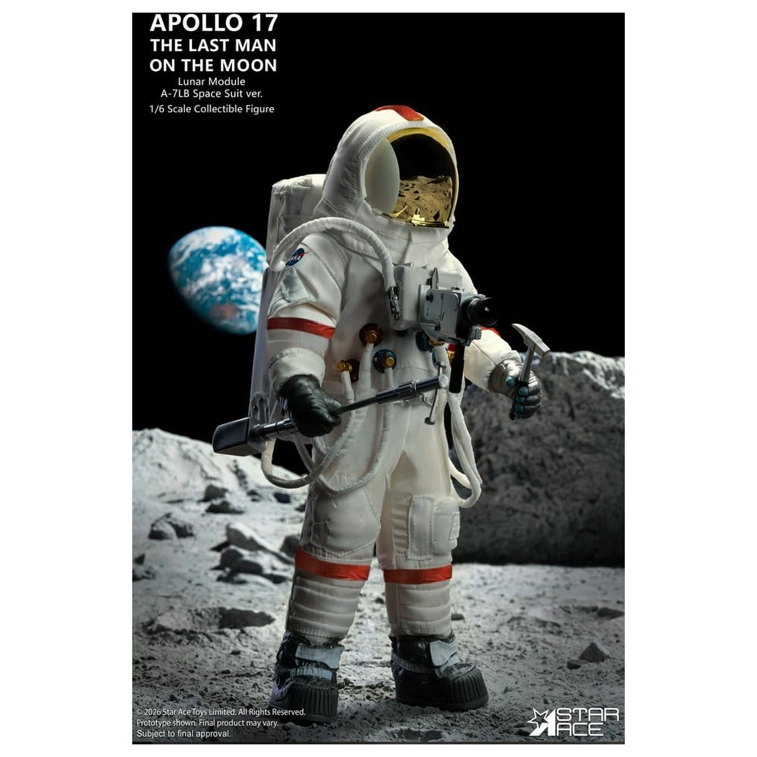 NASA Apollo 17 Figurka 1/6 The Last Man on the Moon 30 cm zdjęcie produktu