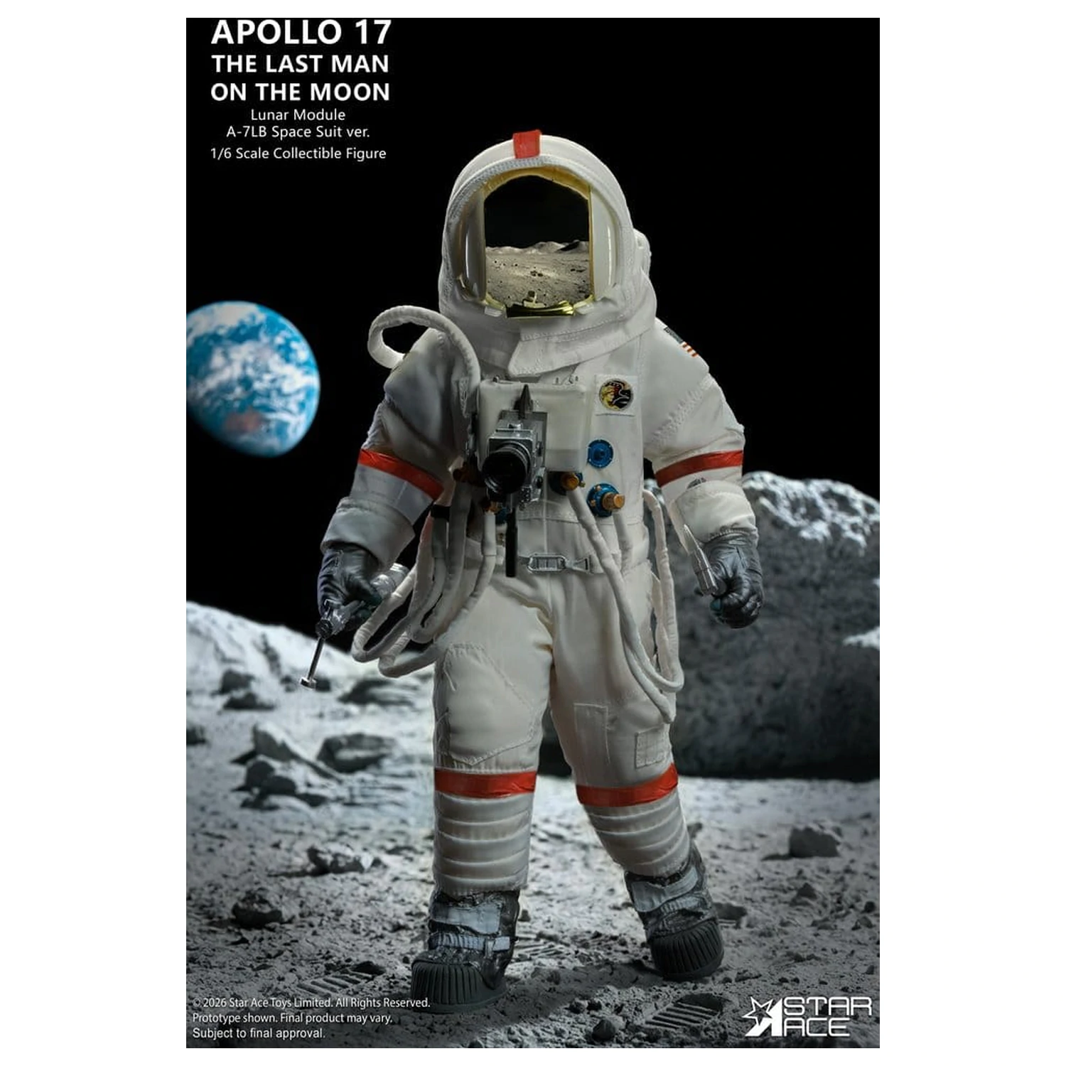 NASA Apollo 17 Figurka 1/6 The Last Man on the Moon 30 cm zdjęcie produktu