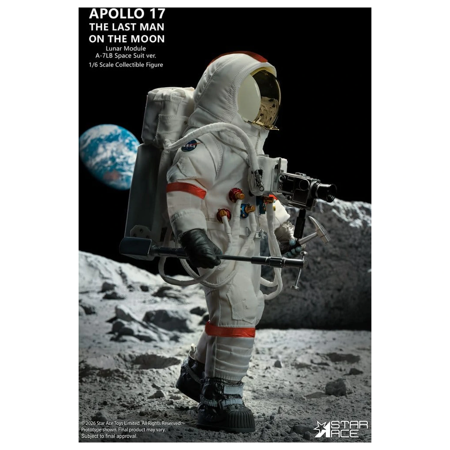 NASA Apollo 17 Figurka 1/6 The Last Man on the Moon 30 cm zdjęcie produktu