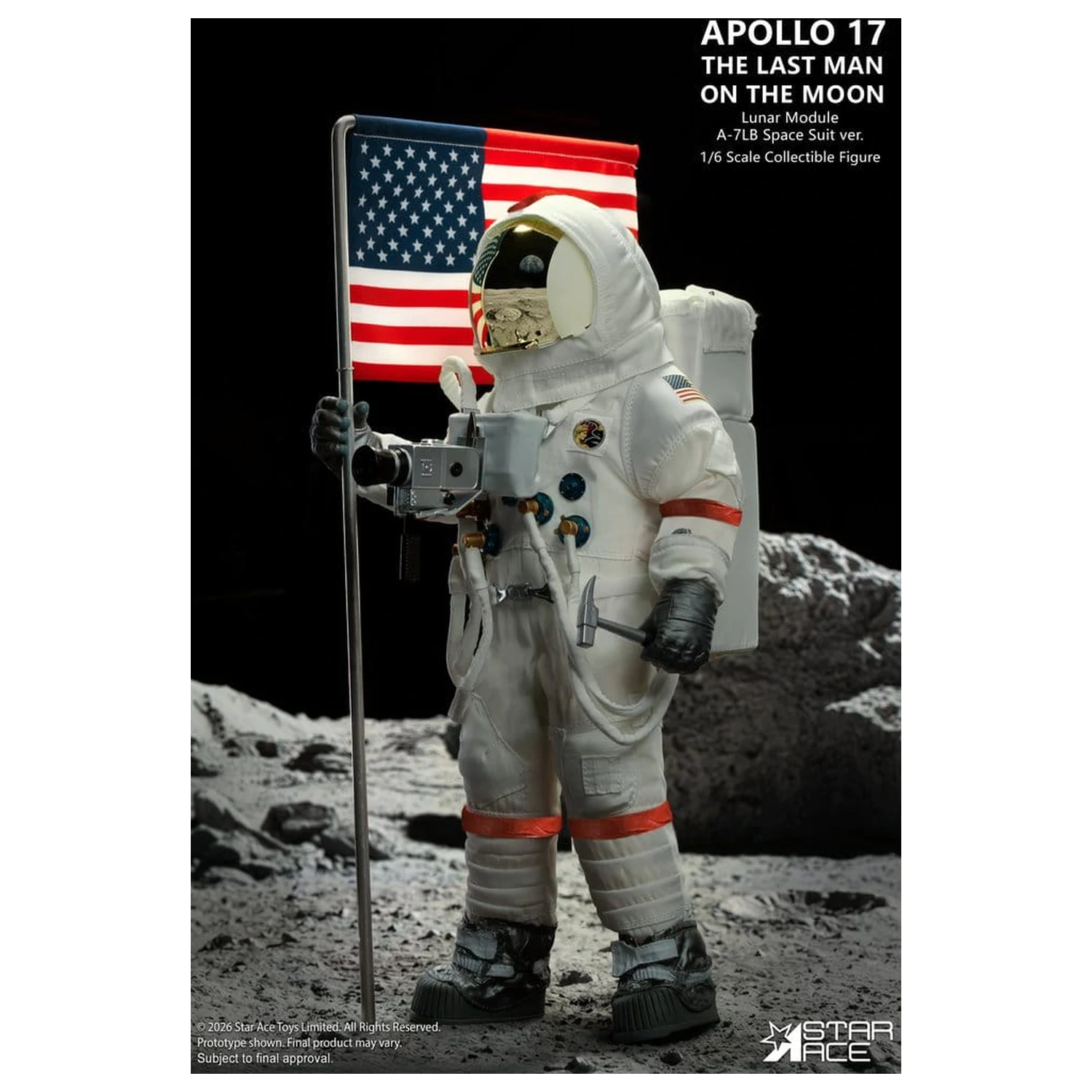 NASA Apollo 17 Figurka 1/6 The Last Man on the Moon 30 cm zdjęcie produktu