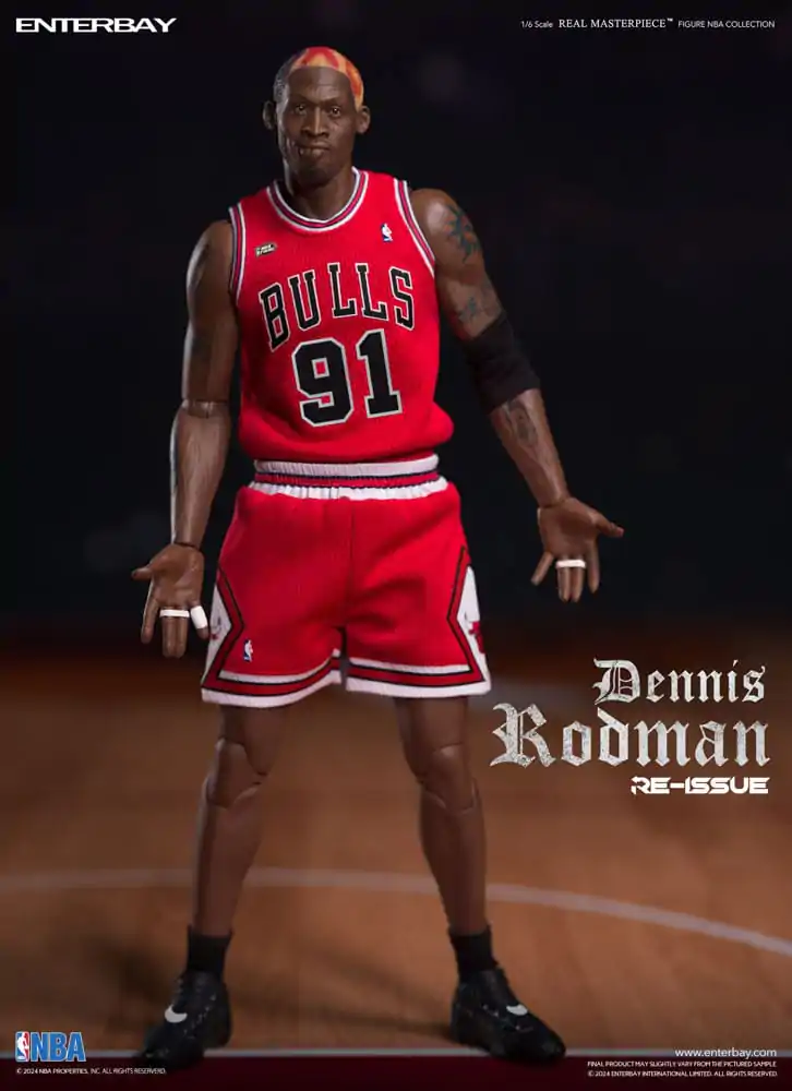 NBA Collection Real Masterpiece Figurka Akcji 1/6 Dennis Rodman Limited Retro Editon 33 cm zdjęcie produktu