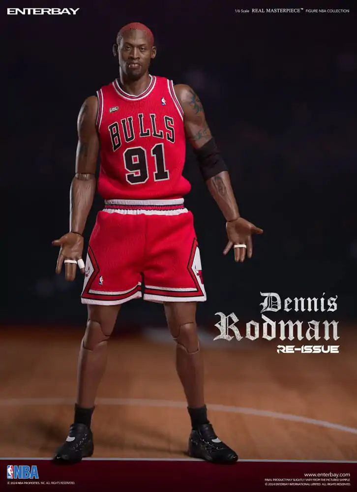 NBA Collection Real Masterpiece Figurka Akcji 1/6 Dennis Rodman Limited Retro Editon 33 cm zdjęcie produktu