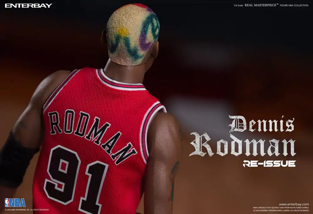 NBA Collection Real Masterpiece Figurka Akcji 1/6 Dennis Rodman Limited Retro Editon 33 cm zdjęcie produktu