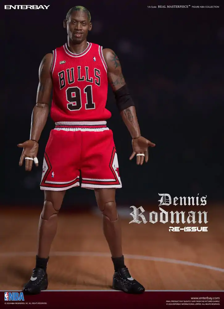 NBA Collection Real Masterpiece Figurka Akcji 1/6 Dennis Rodman Limited Retro Editon 33 cm zdjęcie produktu