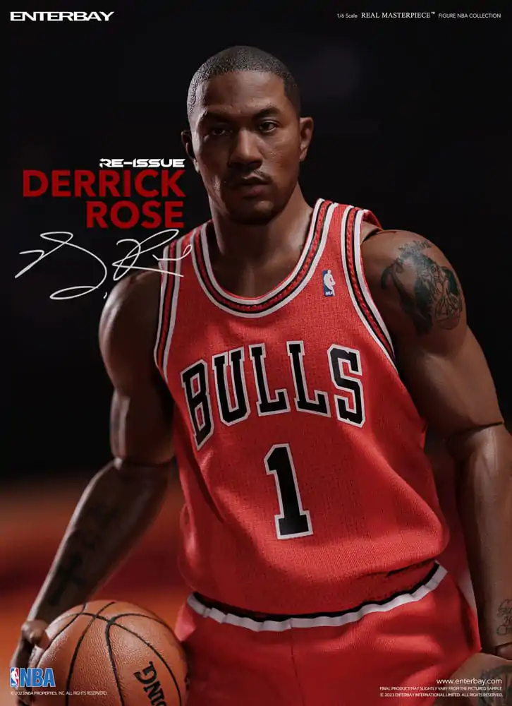 NBA Collection Real Masterpiece Figurka Akcji 1/6 Derrick Rose Limited Retro Edition 30 cm zdjęcie produktu