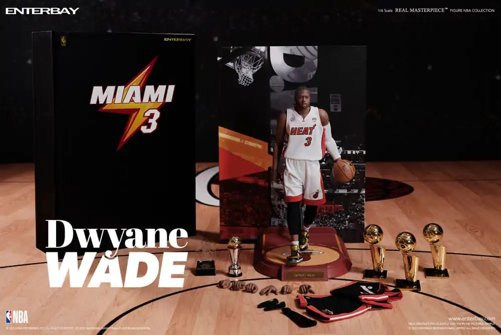 NBA Collection Real Masterpiece Figurka Akcji 1/6 Dwyane Wade 30 cm zdjęcie produktu