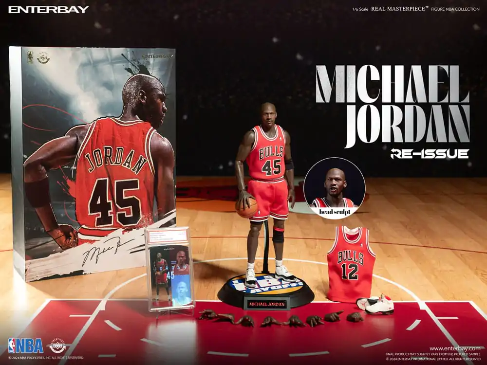 Kolekcja NBA Real Masterpiece Figurka Akcji 1/6 Michael Jordan I'm Back Edition Limited 30 cm zdjęcie produktu