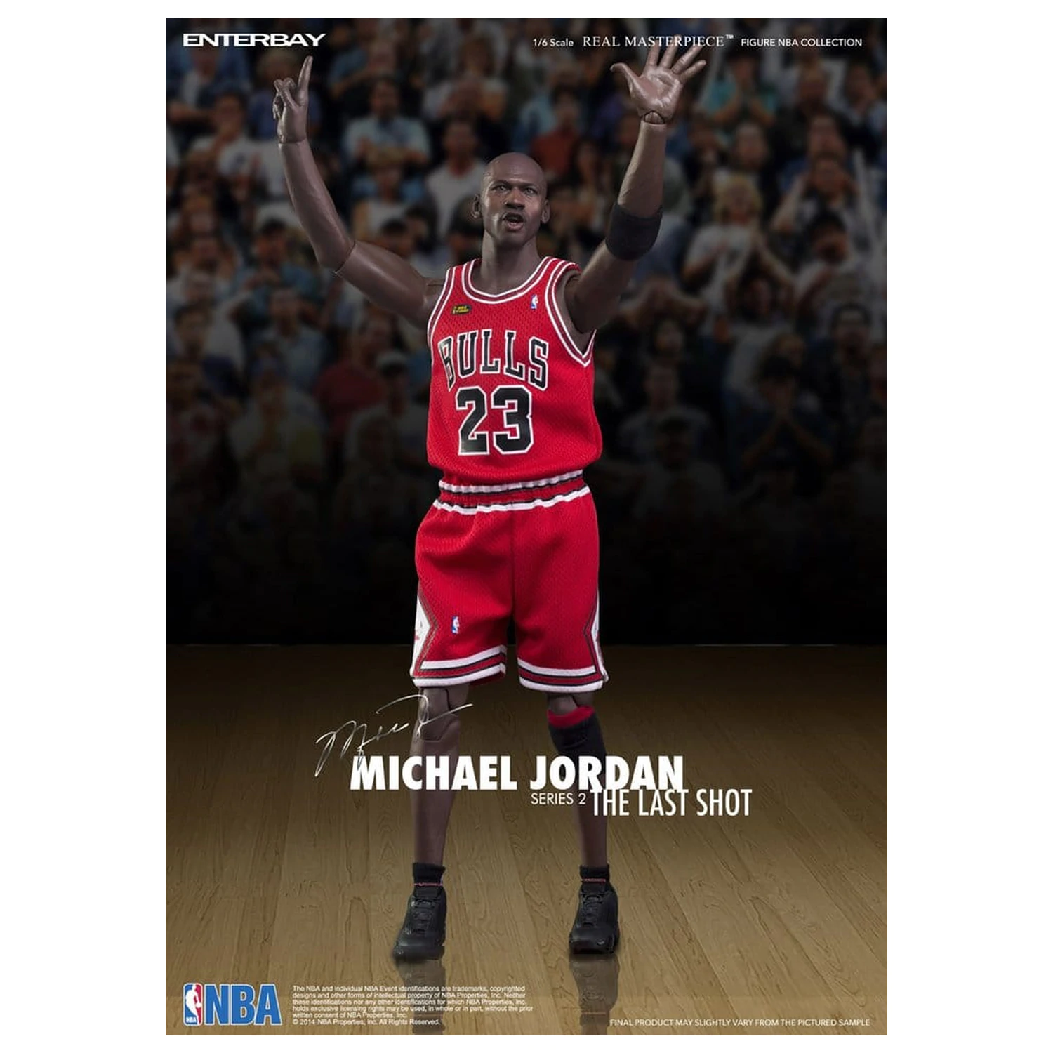 NBA Collection Real Masterpiece figurka akcji 1/6 Michael Jordan Series 2 (Road Jersey Edition) 33 cm zdjęcie produktu