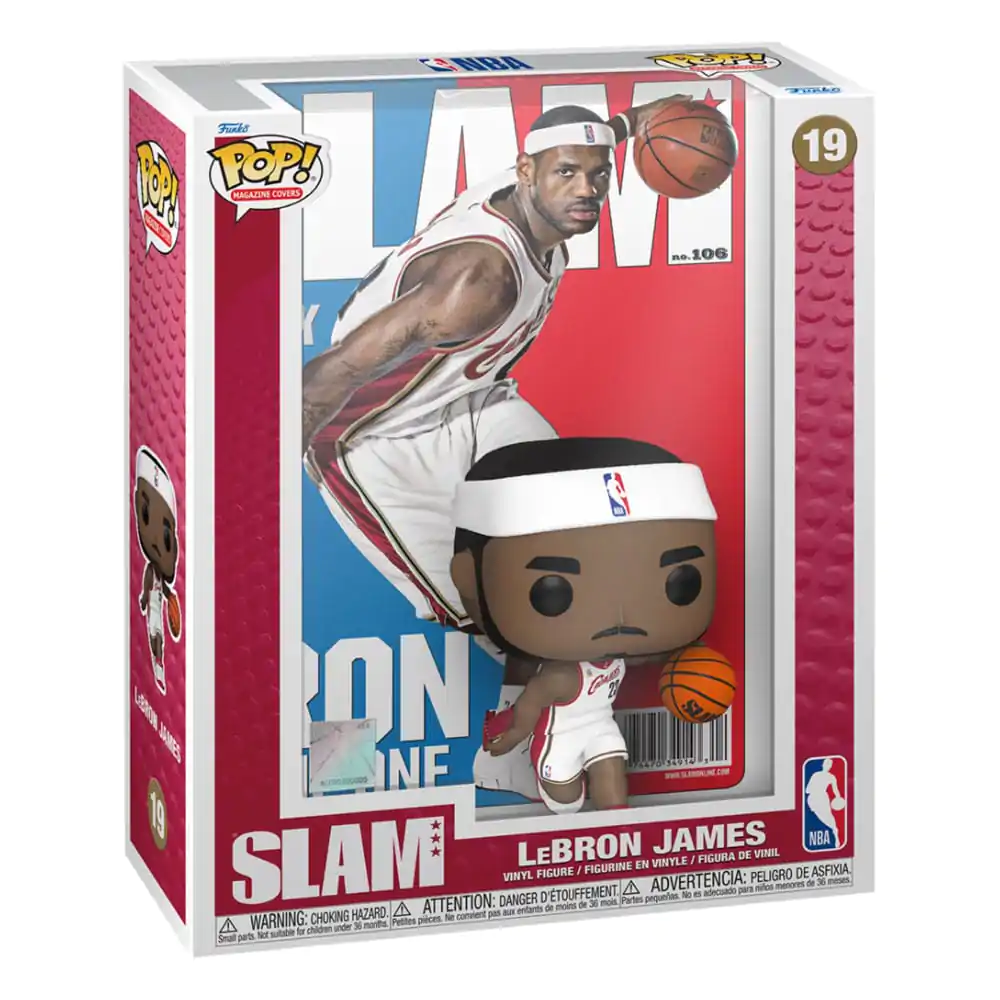 NBA Cover POP! Figurka winylowa Koszykarz LeBron James (SLAM Magazine) 9 cm zdjęcie produktu