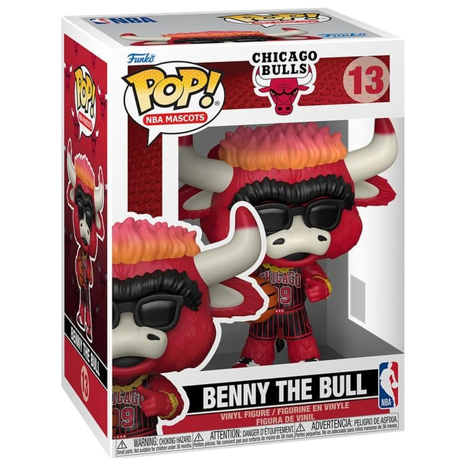 NBA Funko POP! Basketball Vinyl Figure Mascots: Bulls- Benny The Bull 9 cm zdjęcie produktu