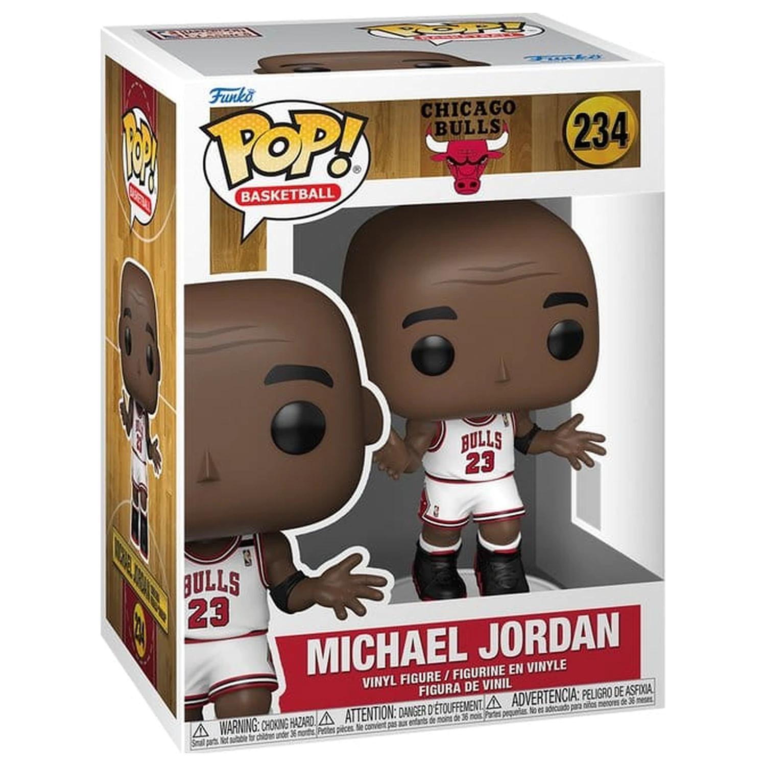 NBA Funko POP! Sports Figurka Winyl Bulls- Michael Jordan (Shrug) 9 cm zdjęcie produktu