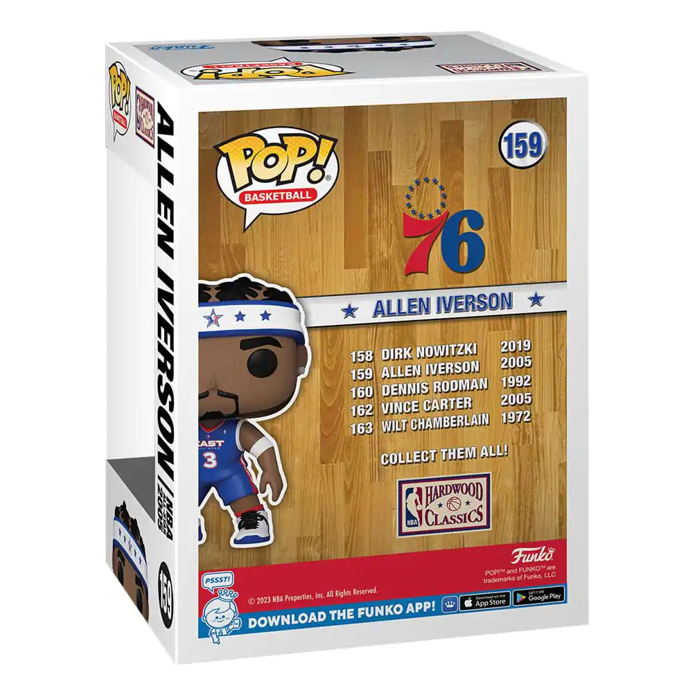 NBA Legends POP! Figurka winylowa Sports Allen Iverson (2005) 9 cm zdjęcie produktu