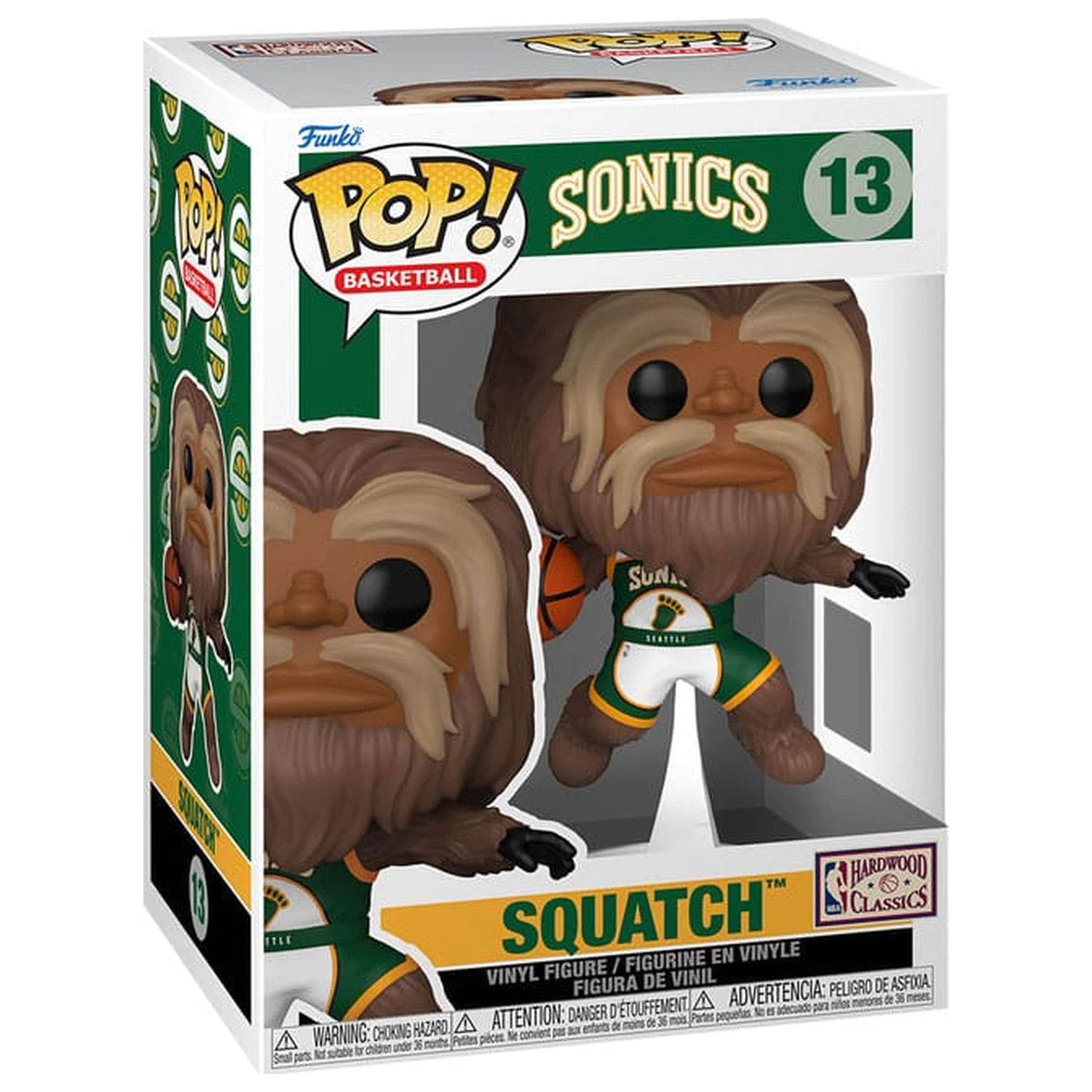NBA Legends Funko POP! Sports Winyl Figurka Maskotka Sonics- Sasquatch 9 cm zdjęcie produktu