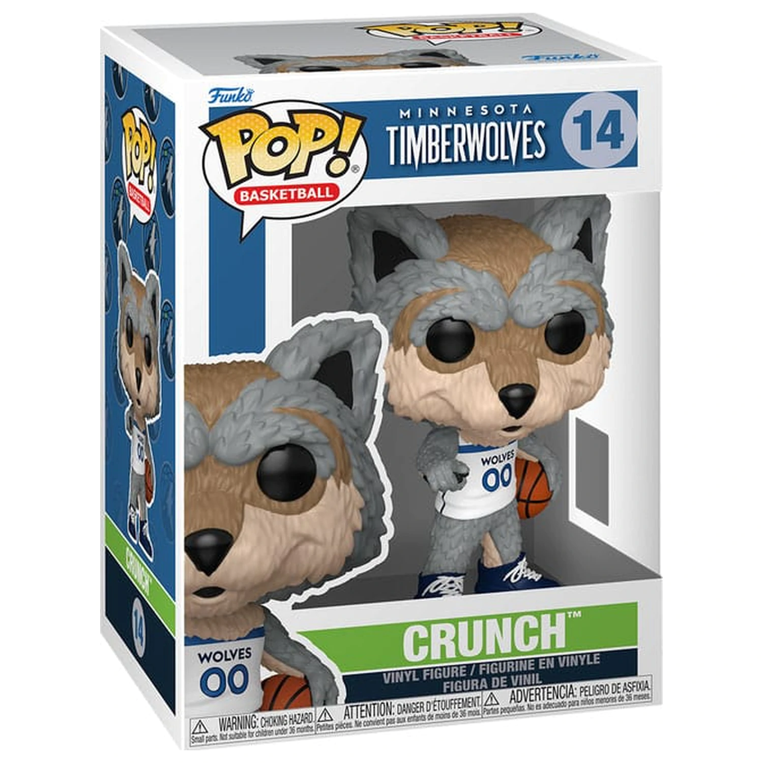 NBA Legends Funko POP! Sports Figurka Winylowa Maskotki Wolves - Crunch The Wolf 9 cm zdjęcie produktu