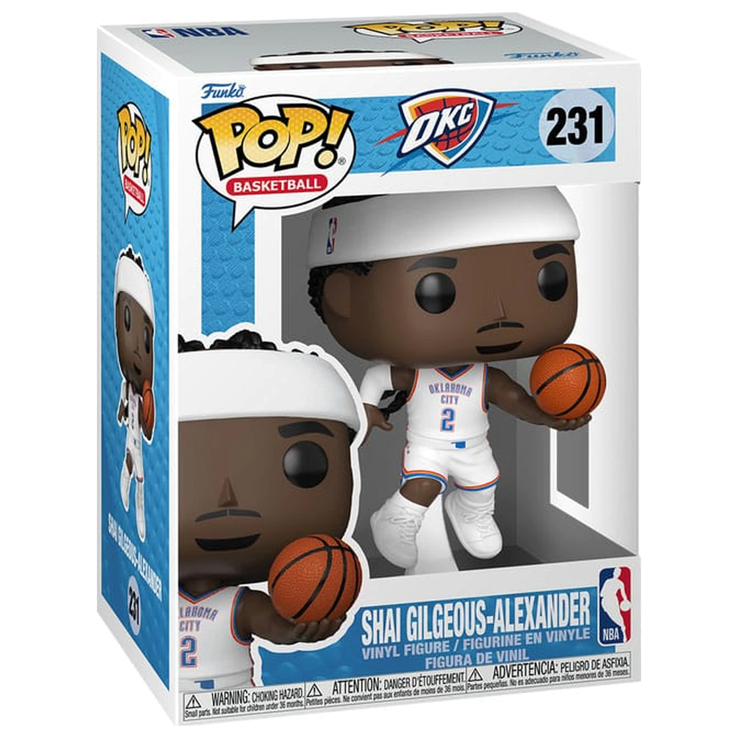 NBA Legends Funko POP! Sports Figurka winylowa Thunder- SG-A (Home) 9 cm zdjęcie produktu