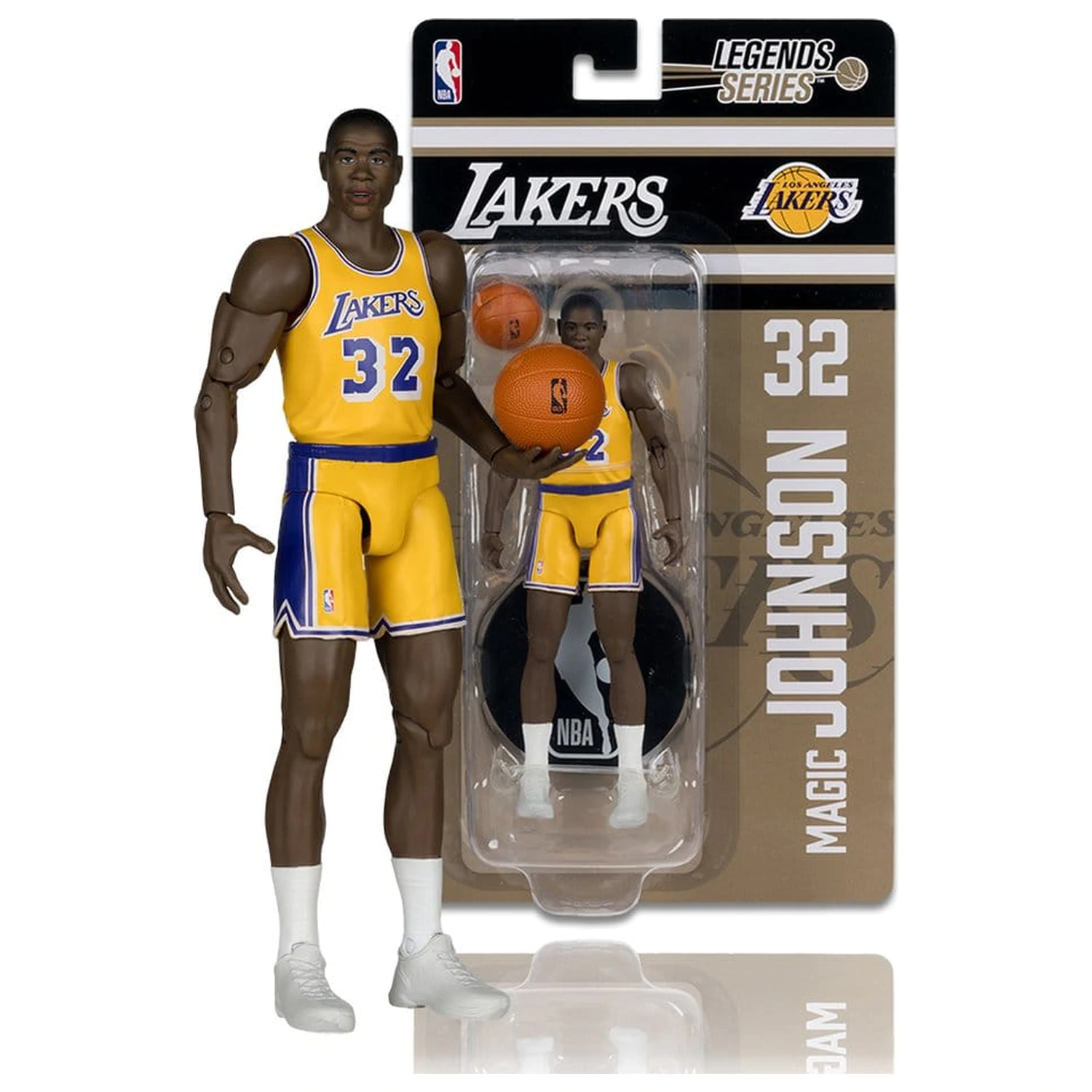 Figurka NBA Legends Series Earvin "Magic" Johnson (Los Angeles Lakers) 15 cm zdjęcie produktu