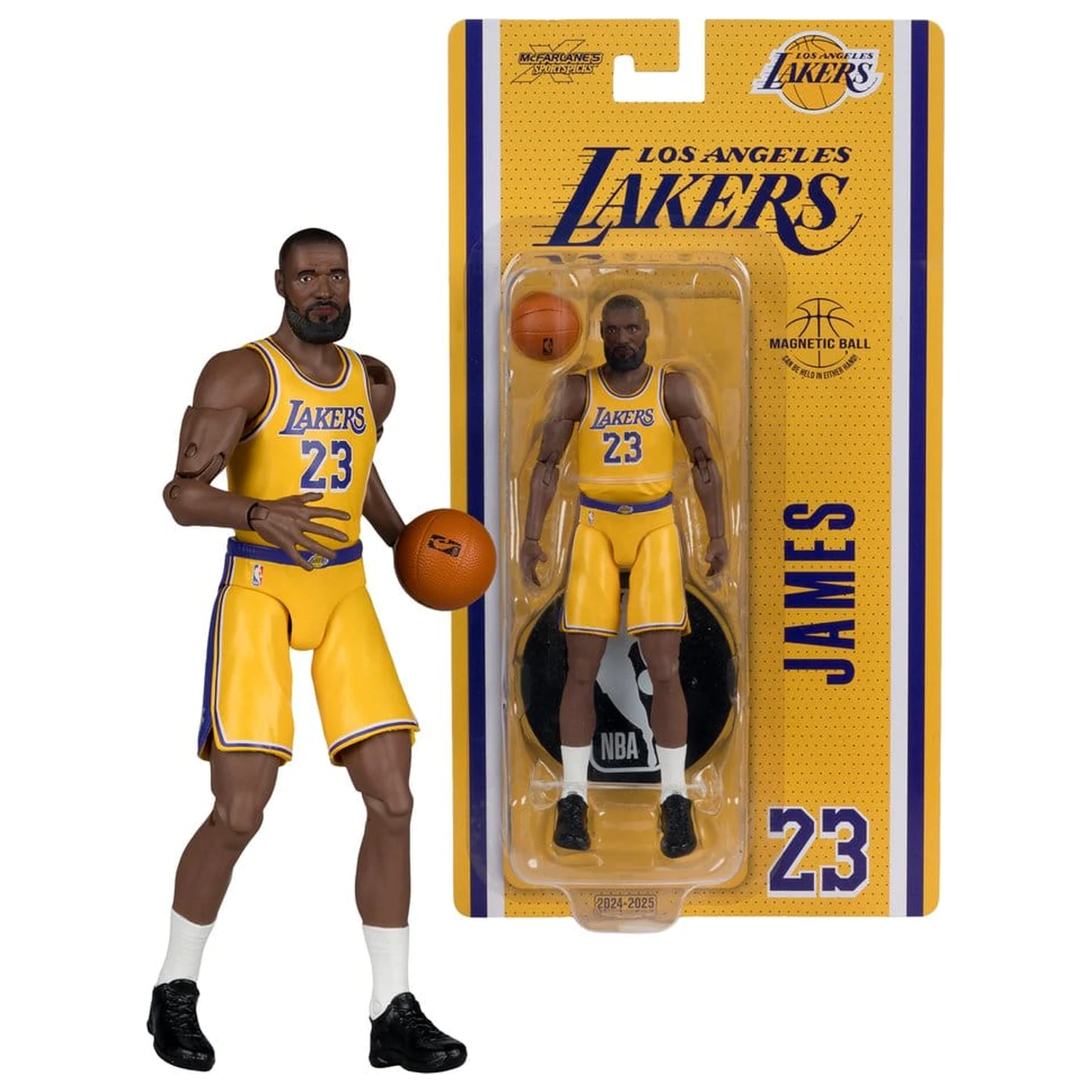 NBA SportsPicks figurka akcji Lebron James (Los Angeles Lakers) 16 cm zdjęcie produktu