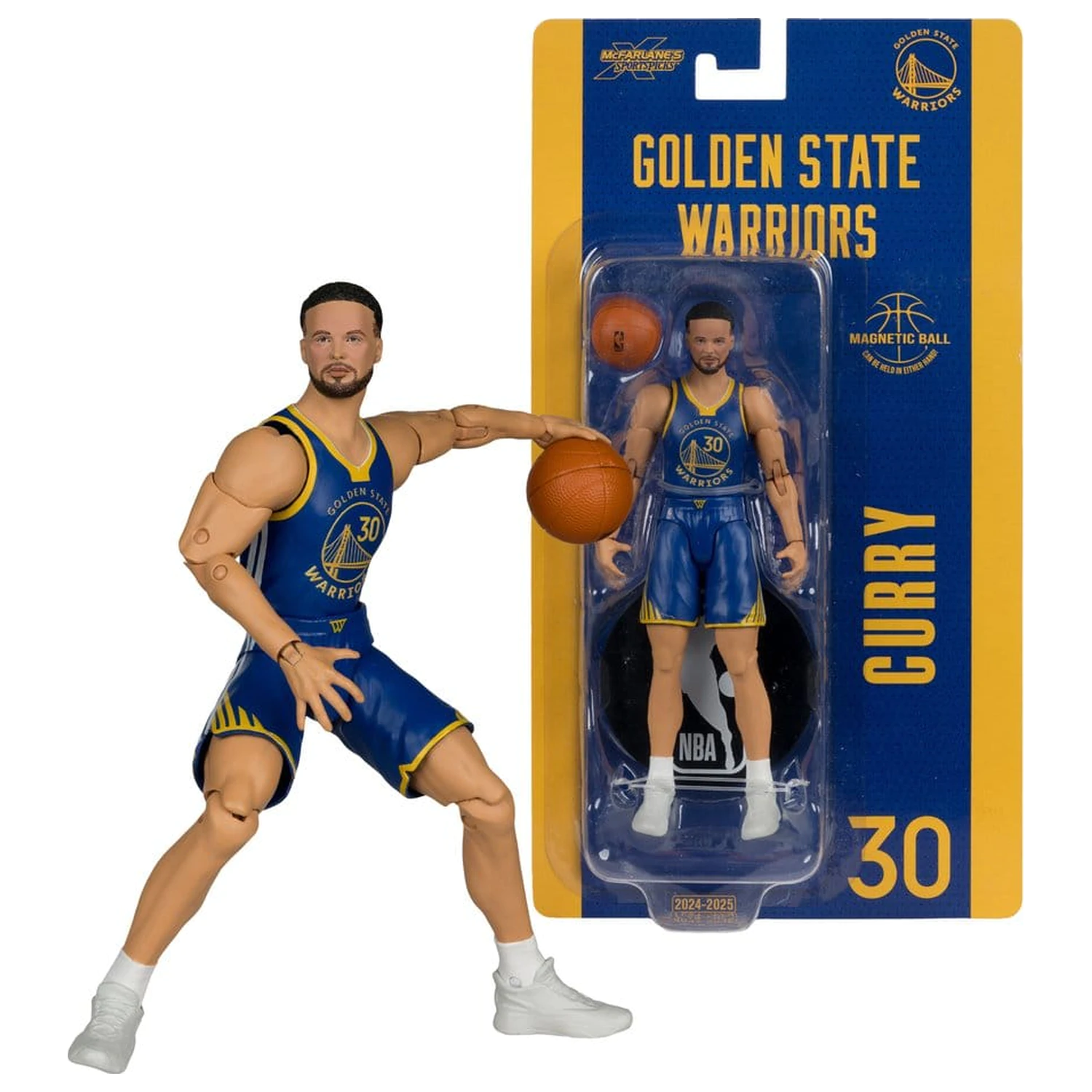 NBA SportsPicks Action Figure Stephen Curry (Golden State Warriors) 15 cm zdjęcie produktu