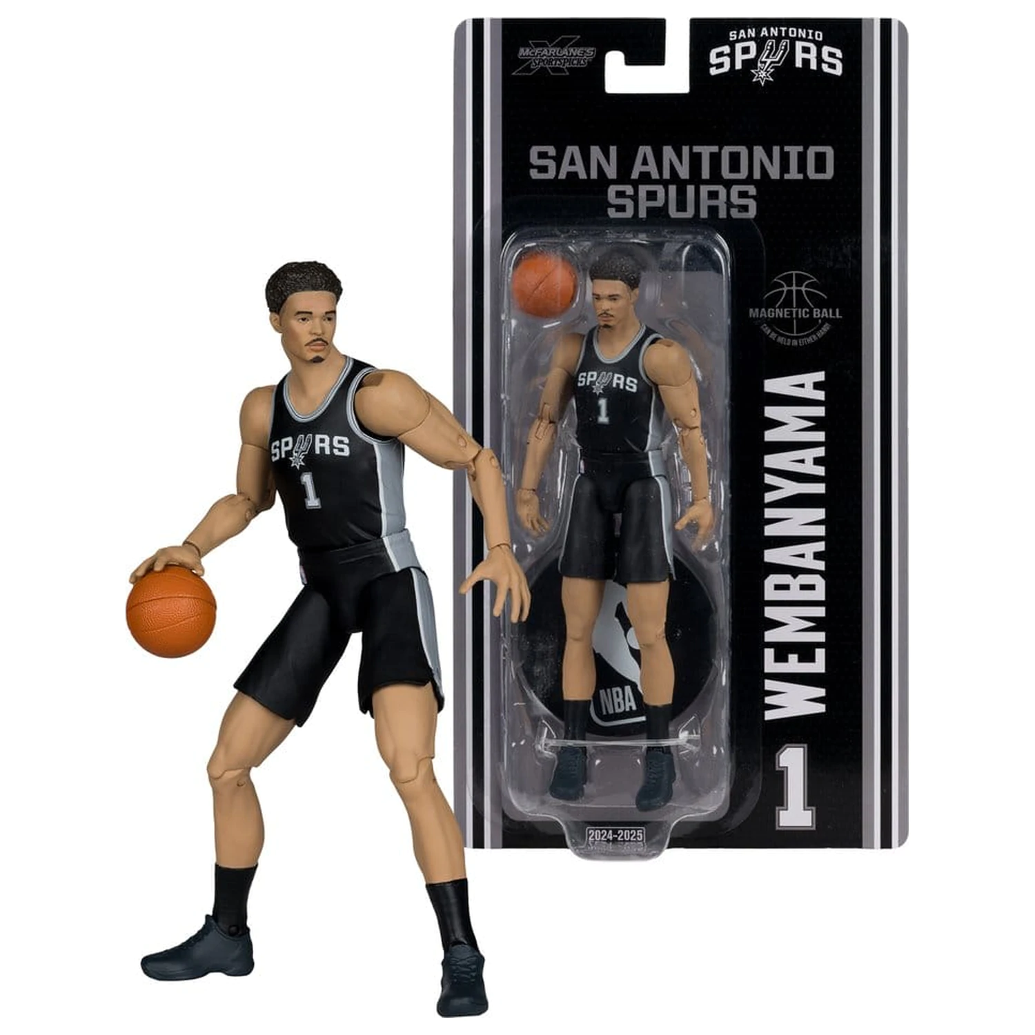 NBA SportsPicks Action Figure Victor Wembanyama (San Antonio Spurs) 17 cm zdjęcie produktu