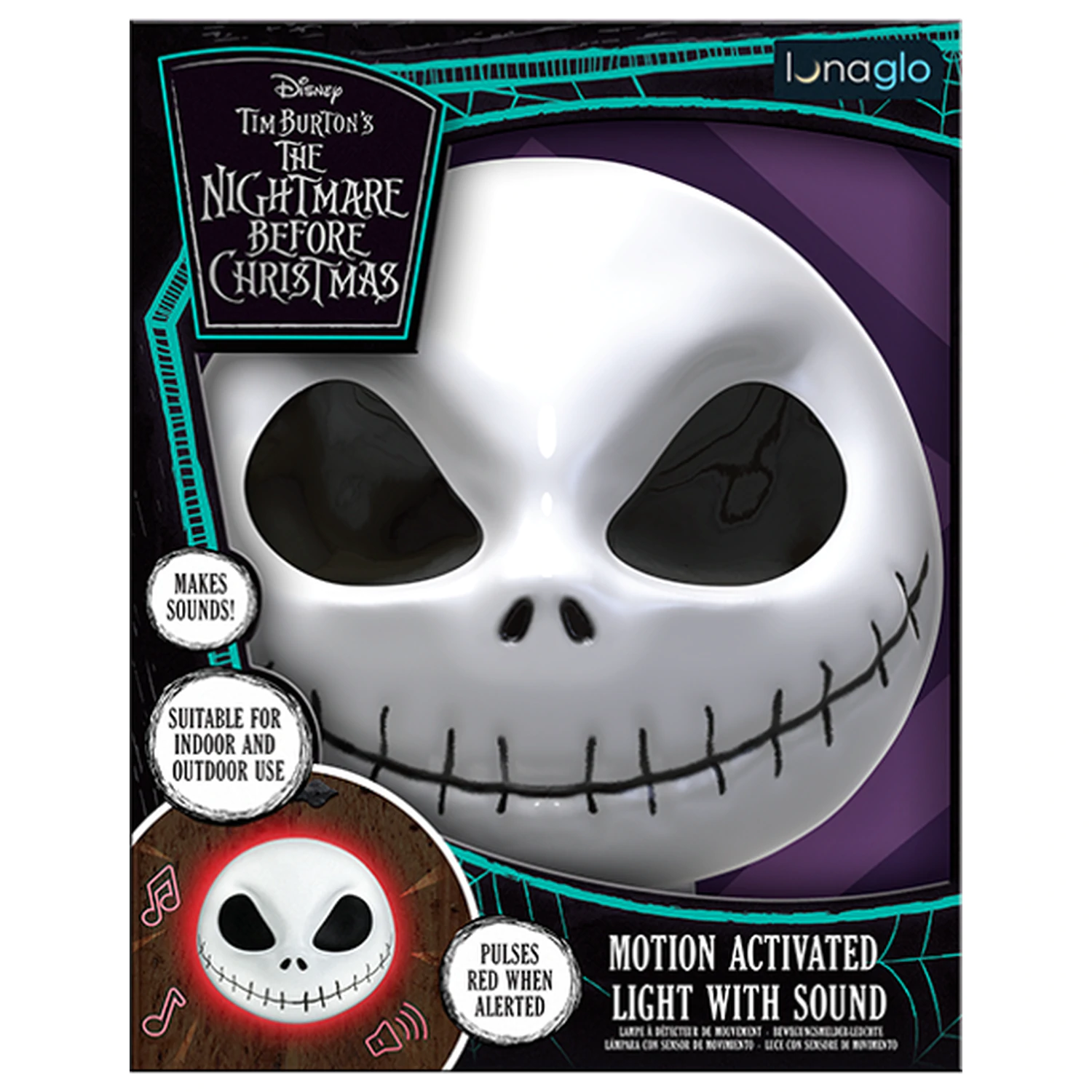 Maska NBX Jack Skellington czujnik ruchu światła zdjęcie produktu
