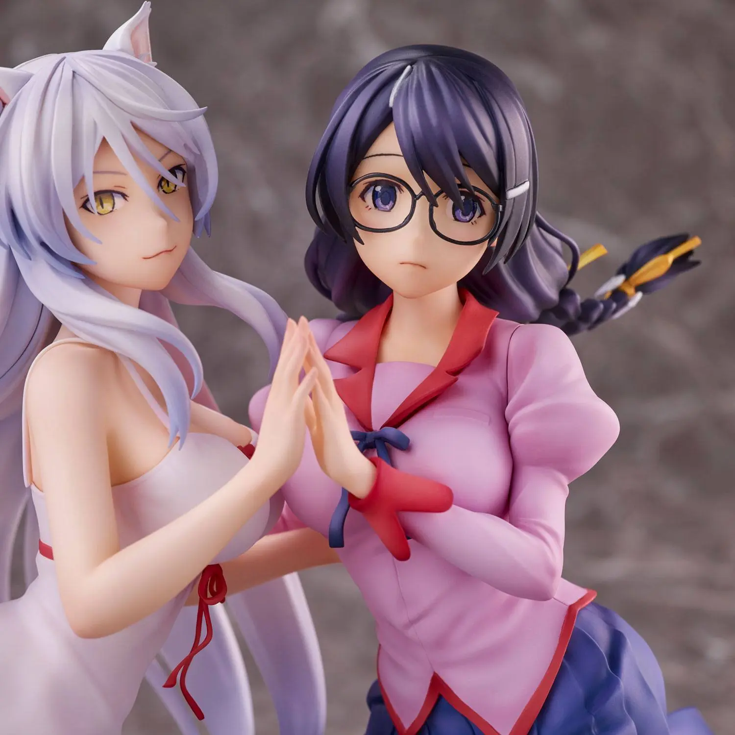 Nekomonogatari Monogatari Series Figurki PVC Tsubasa Hanekawa Zestaw (re-run) 19 cm zdjęcie produktu