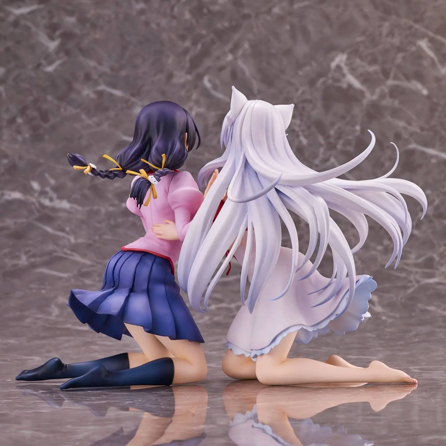 Nekomonogatari Monogatari Series Figurki PVC Tsubasa Hanekawa Zestaw (re-run) 19 cm zdjęcie produktu