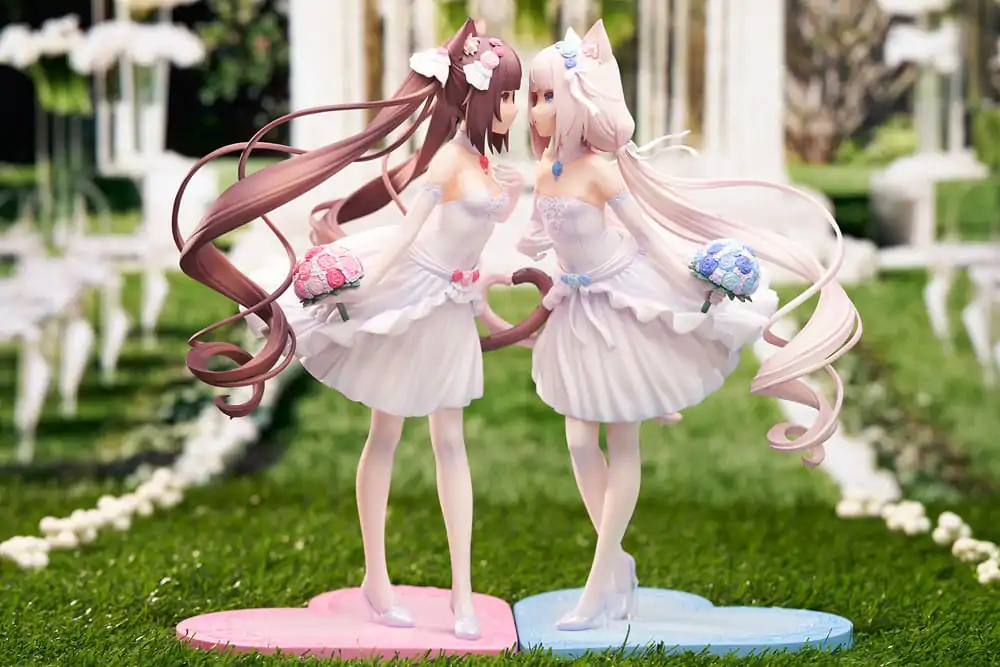 Nekopara PVC Statue 1/7 Nekopara Chocola & Vanilla Dream of Eden Ver. 23 cm zdjęcie produktu