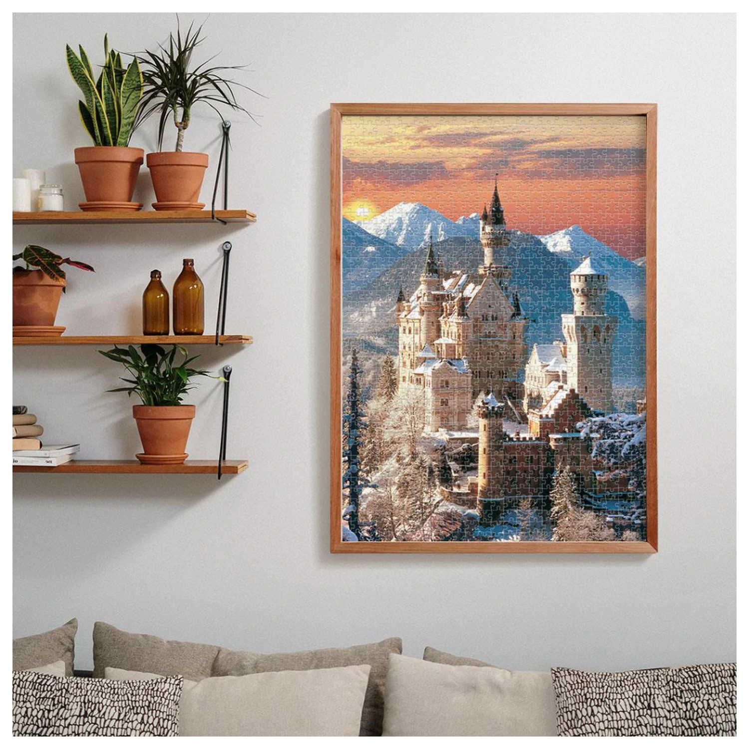 Niemcy Neuschwanstein 1500-częściowe puzzle zdjęcie produktu