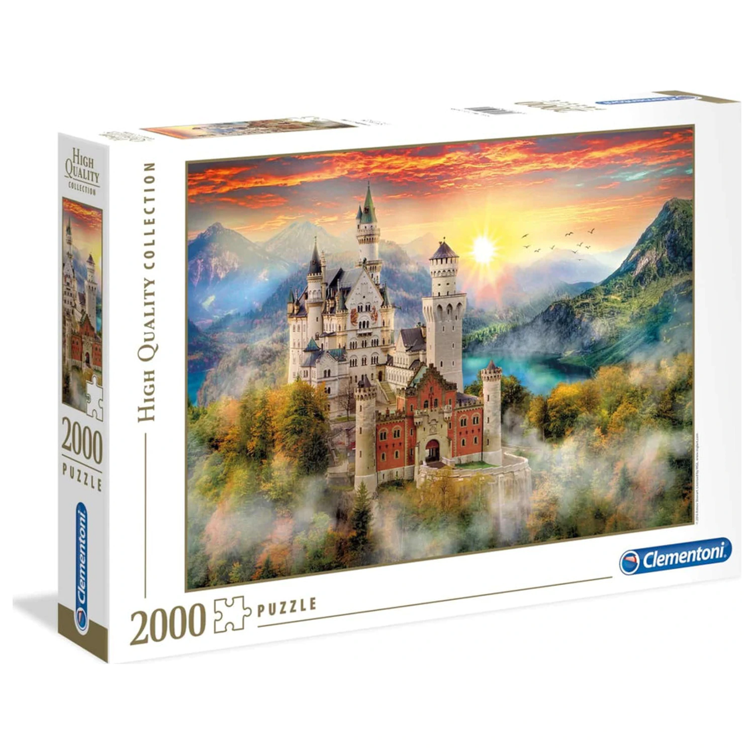 Niemcy Neuschwanstein 2000-częściowe puzzle zdjęcie produktu
