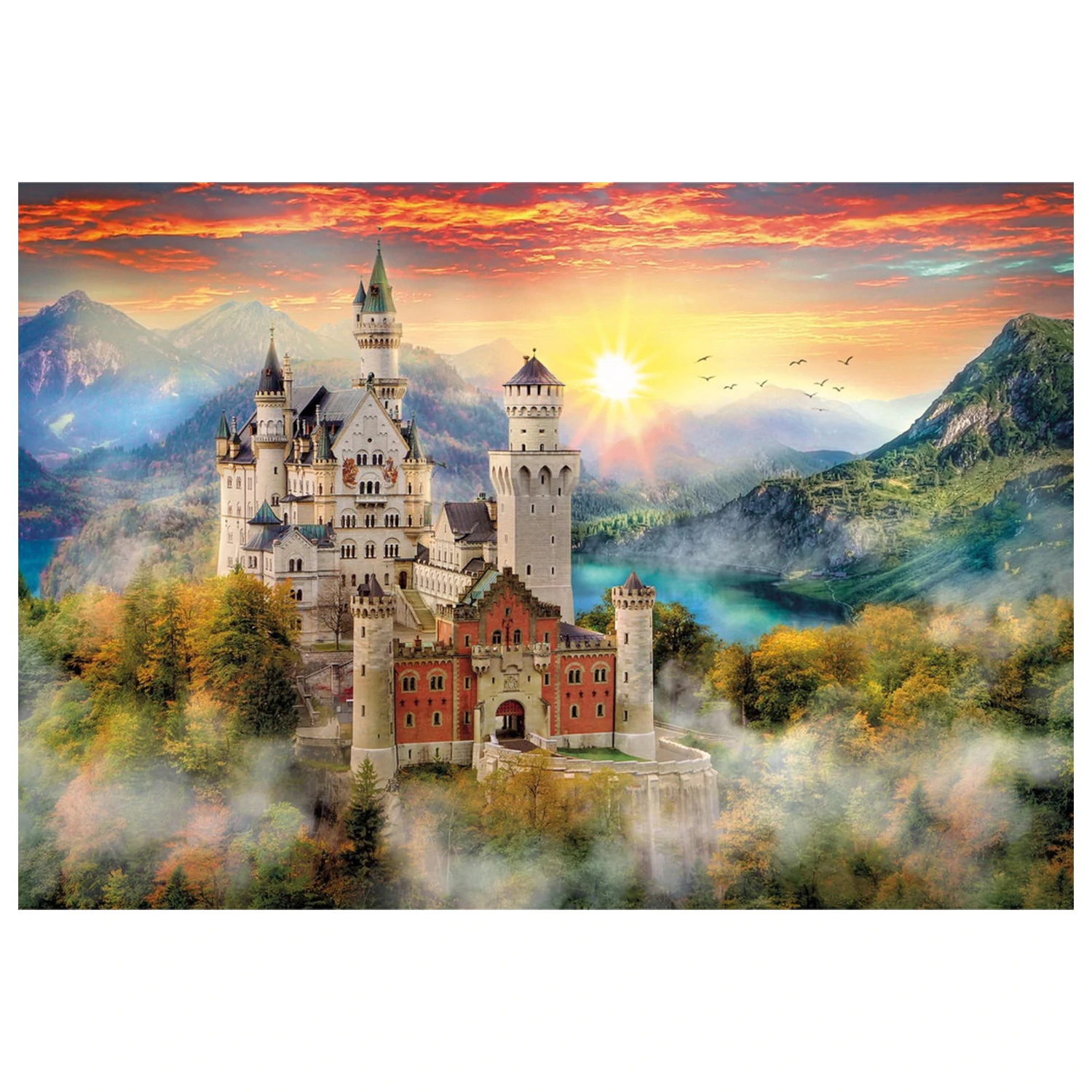 Niemcy Neuschwanstein 2000-częściowe puzzle zdjęcie produktu