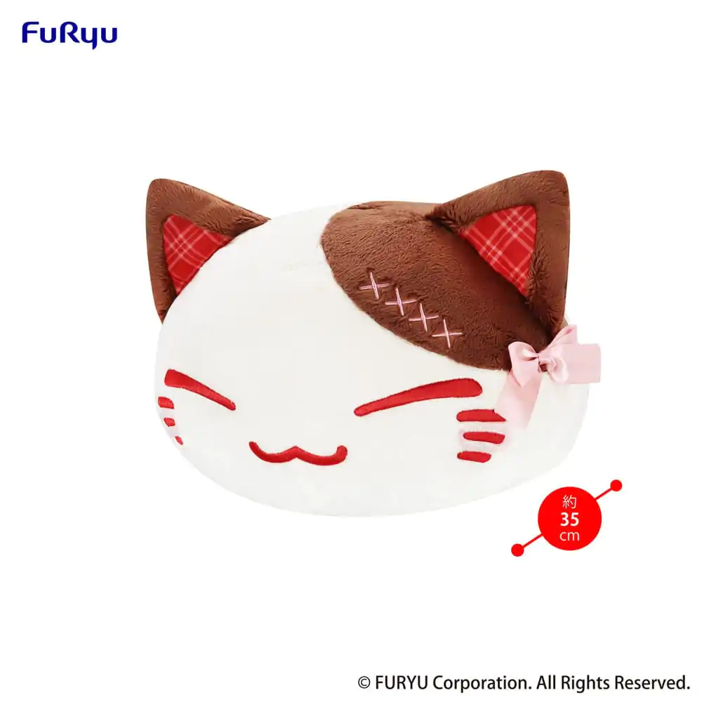 Nemuneko Cat Słodka Duża Pluszowa Figurka Brązowa 35 cm zdjęcie produktu