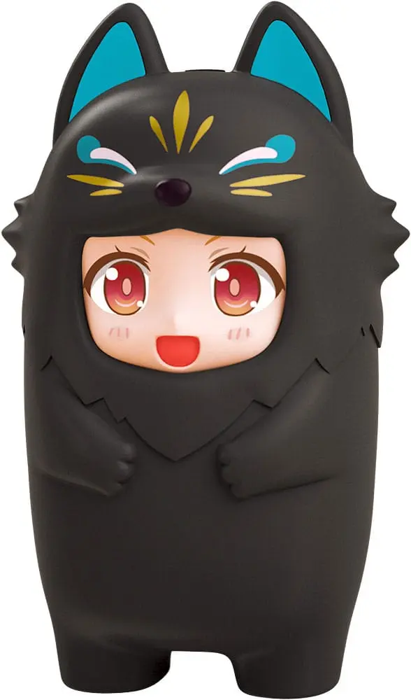 Nendoroid More Etui na Części Twarzy Kigurumi dla Figurek Nendoroid Czarny Kitsune 10 cm zdjęcie produktu